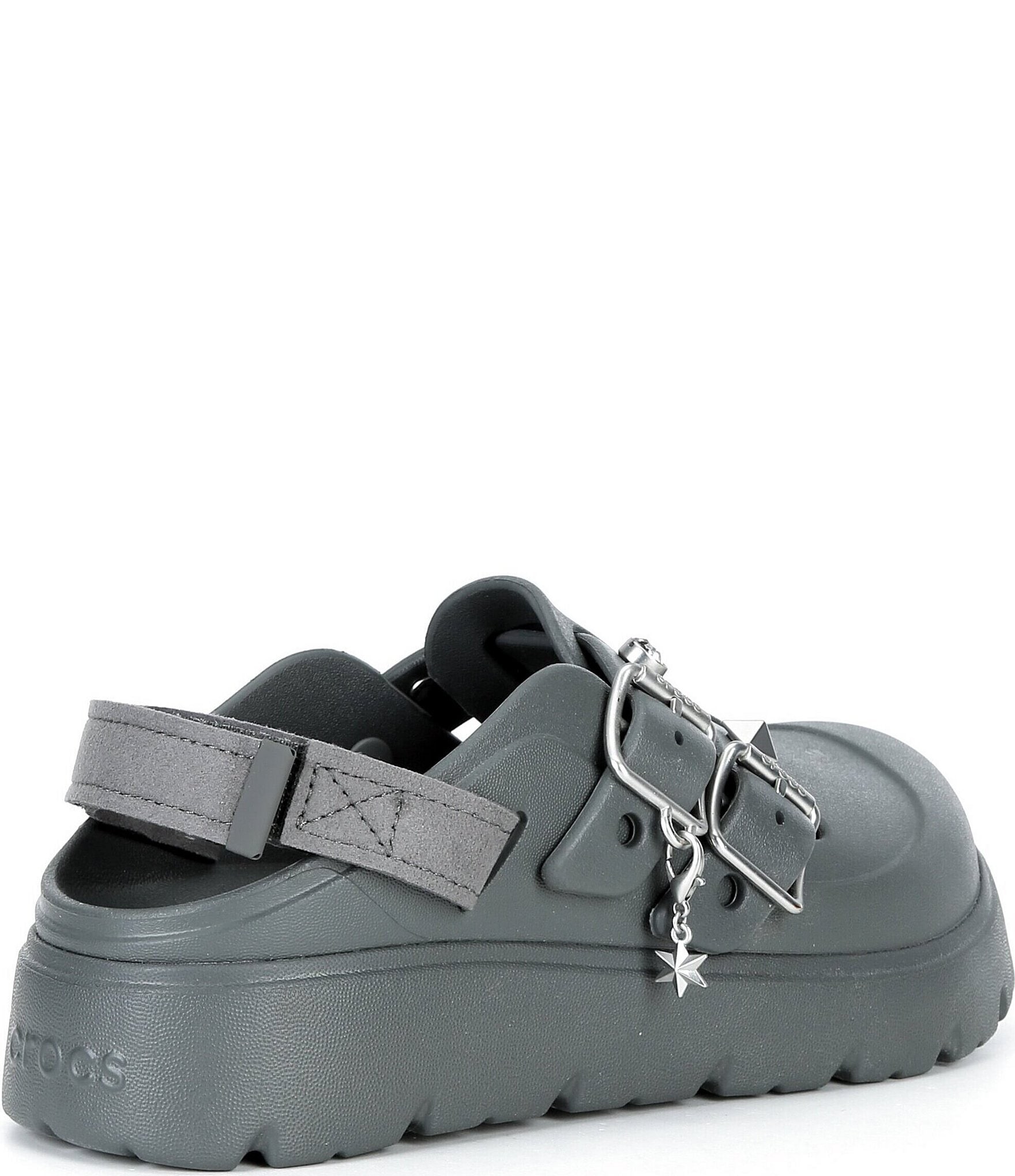 Crocs Women's Loaferette Star Studded Platform Clogs