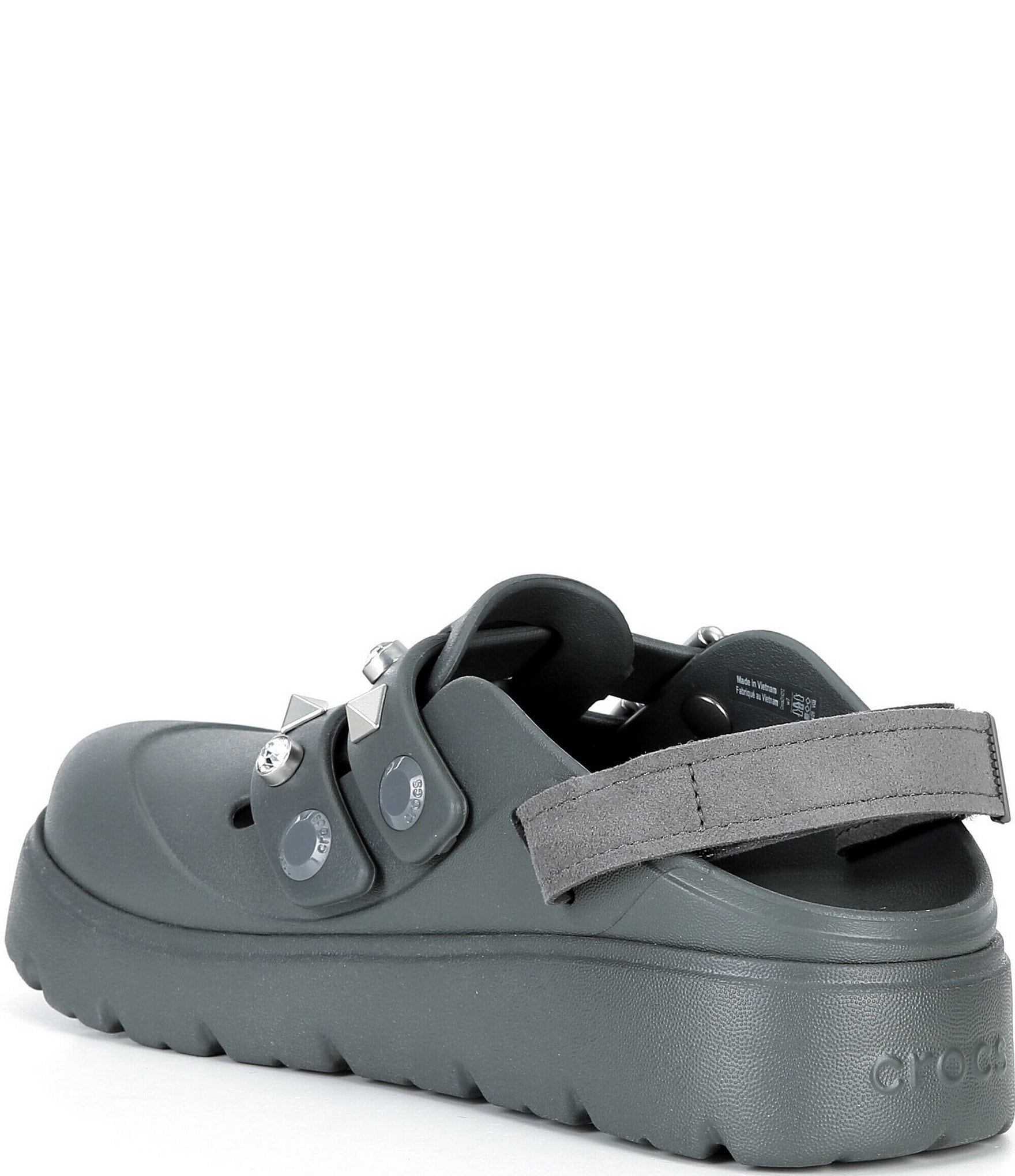 Crocs Women's Loaferette Star Studded Platform Clogs