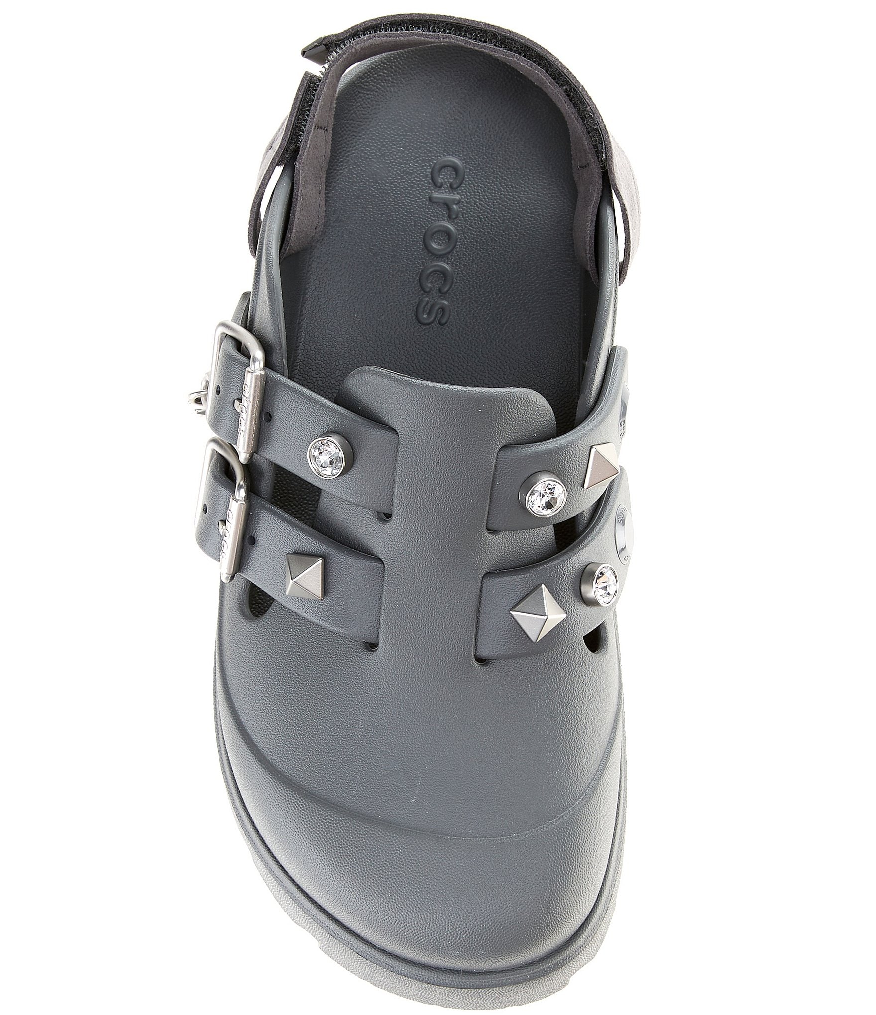 Crocs Women's Loaferette Star Studded Platform Clogs
