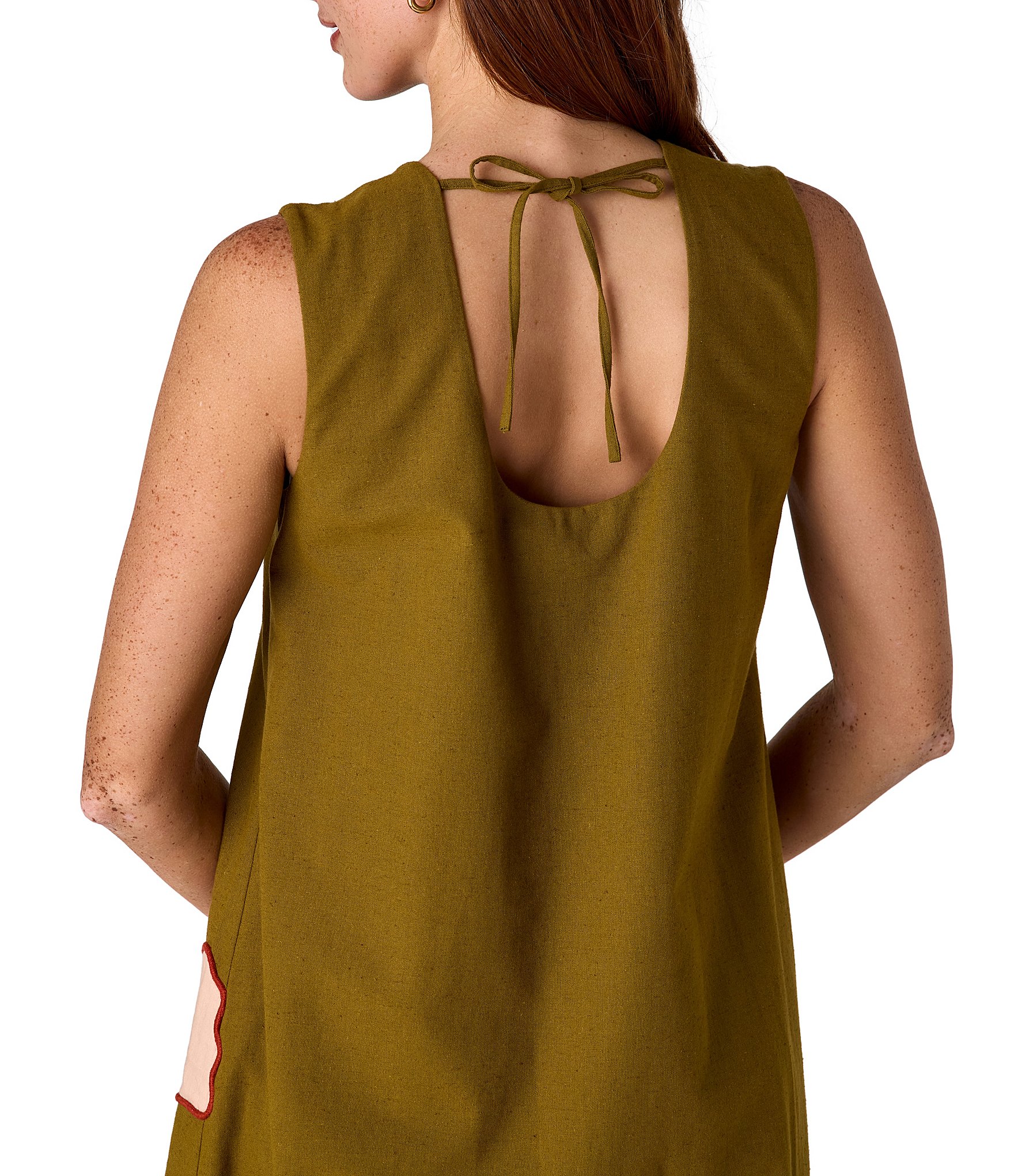 CROSBY by Mollie Burch Owens Palm Tree Shift Dress