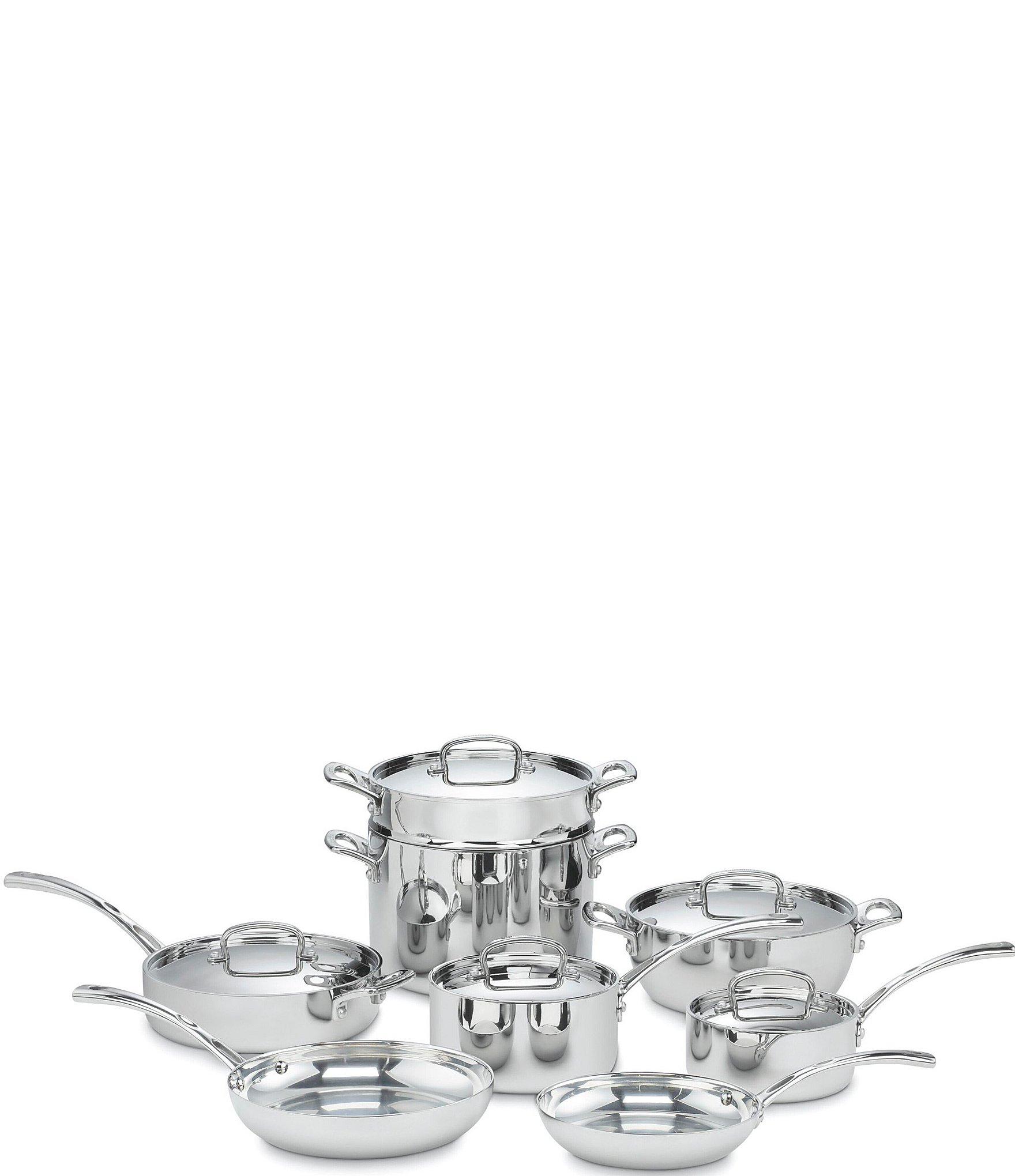 The Best Stainless Steel Cookware set – Cuisinart FCT-13 French Classic Tri-Ply  Stainless