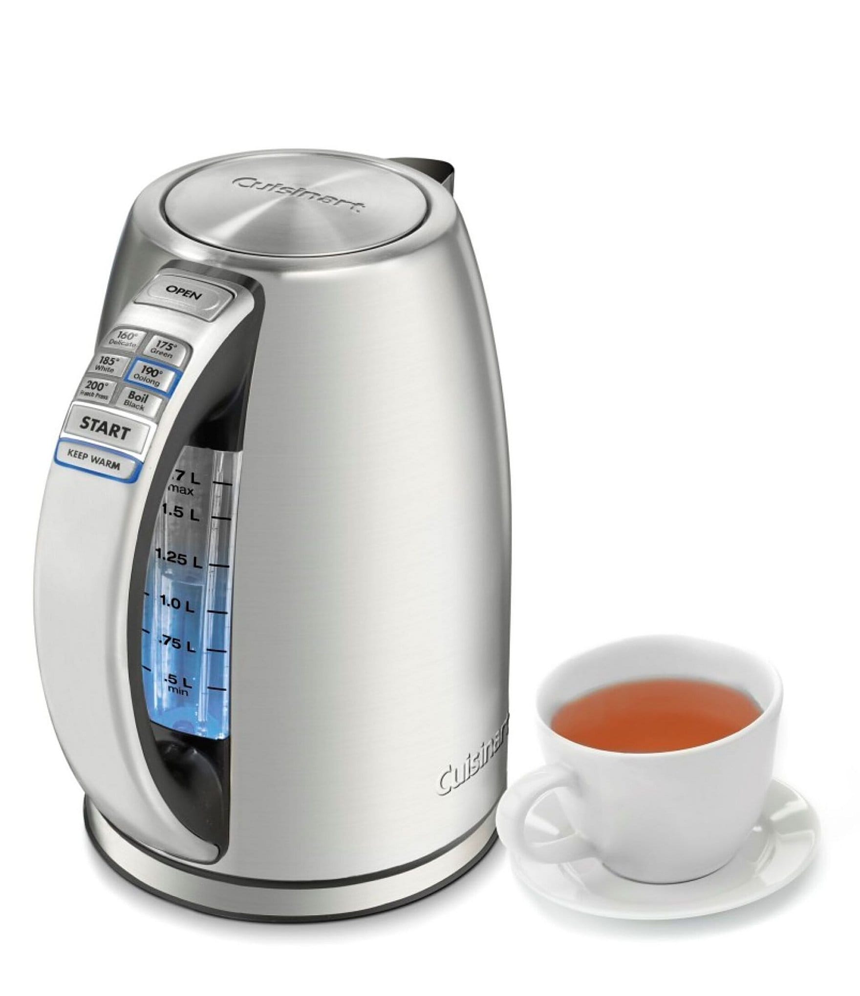 Pinky Up Parker Electric Tea Kettle - Cordless Kettle Stainless