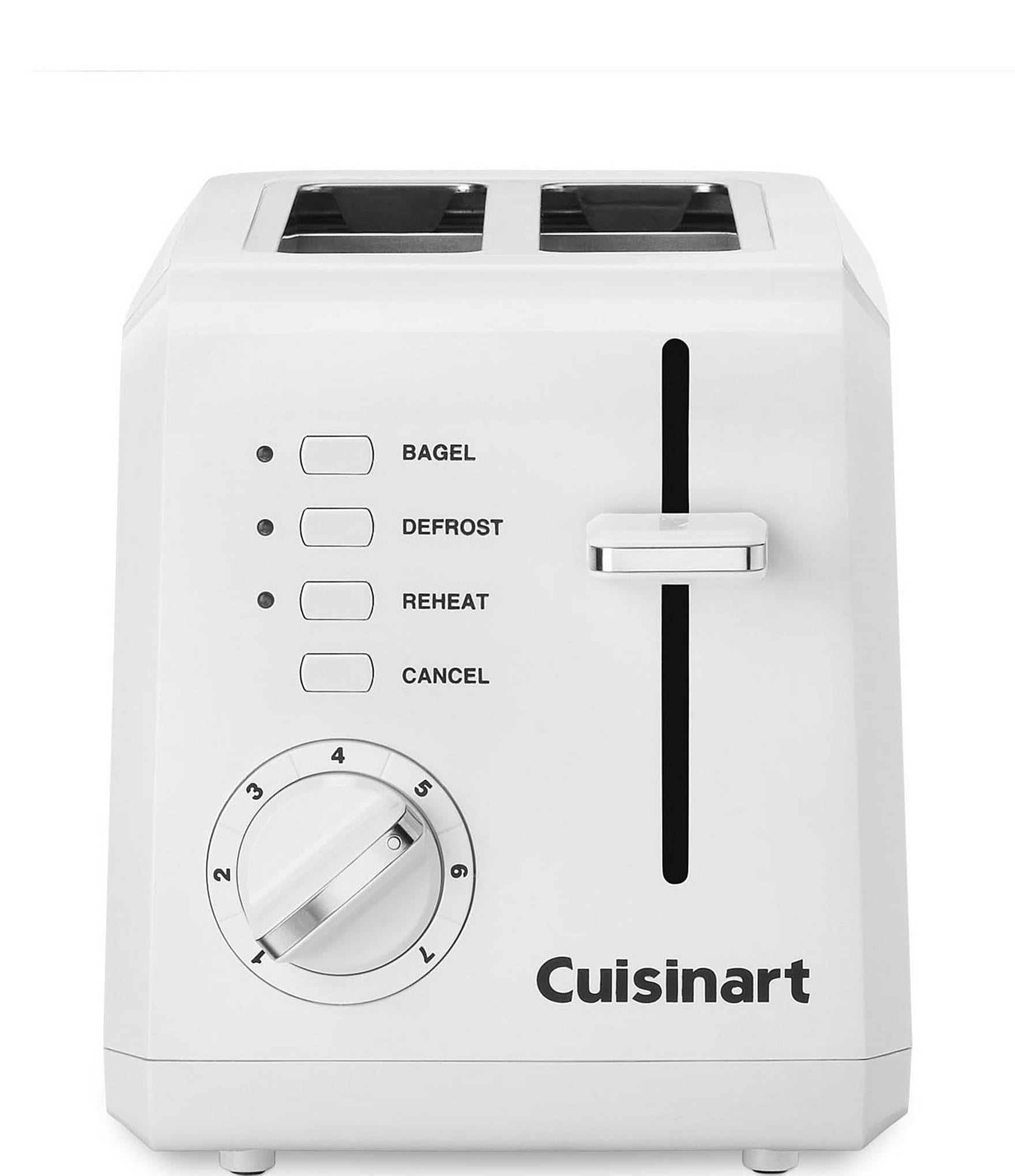 Gepolijst God Overzicht Cuisinart White Compact 2-Slice Toaster | Dillard's