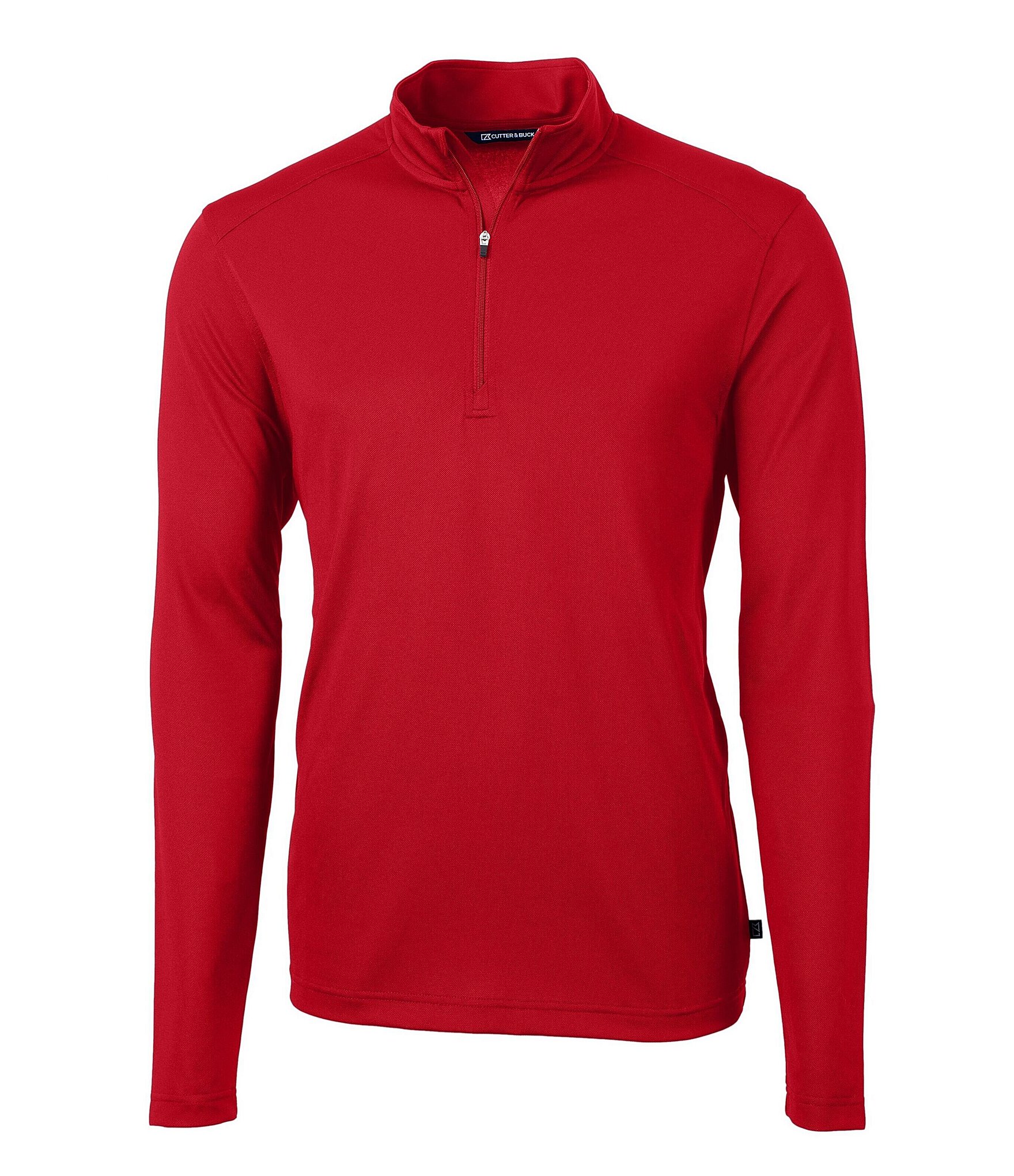 Cutter & Buck Virtue Eco Pique Long-Sleeve Quarter-Zip Pullover