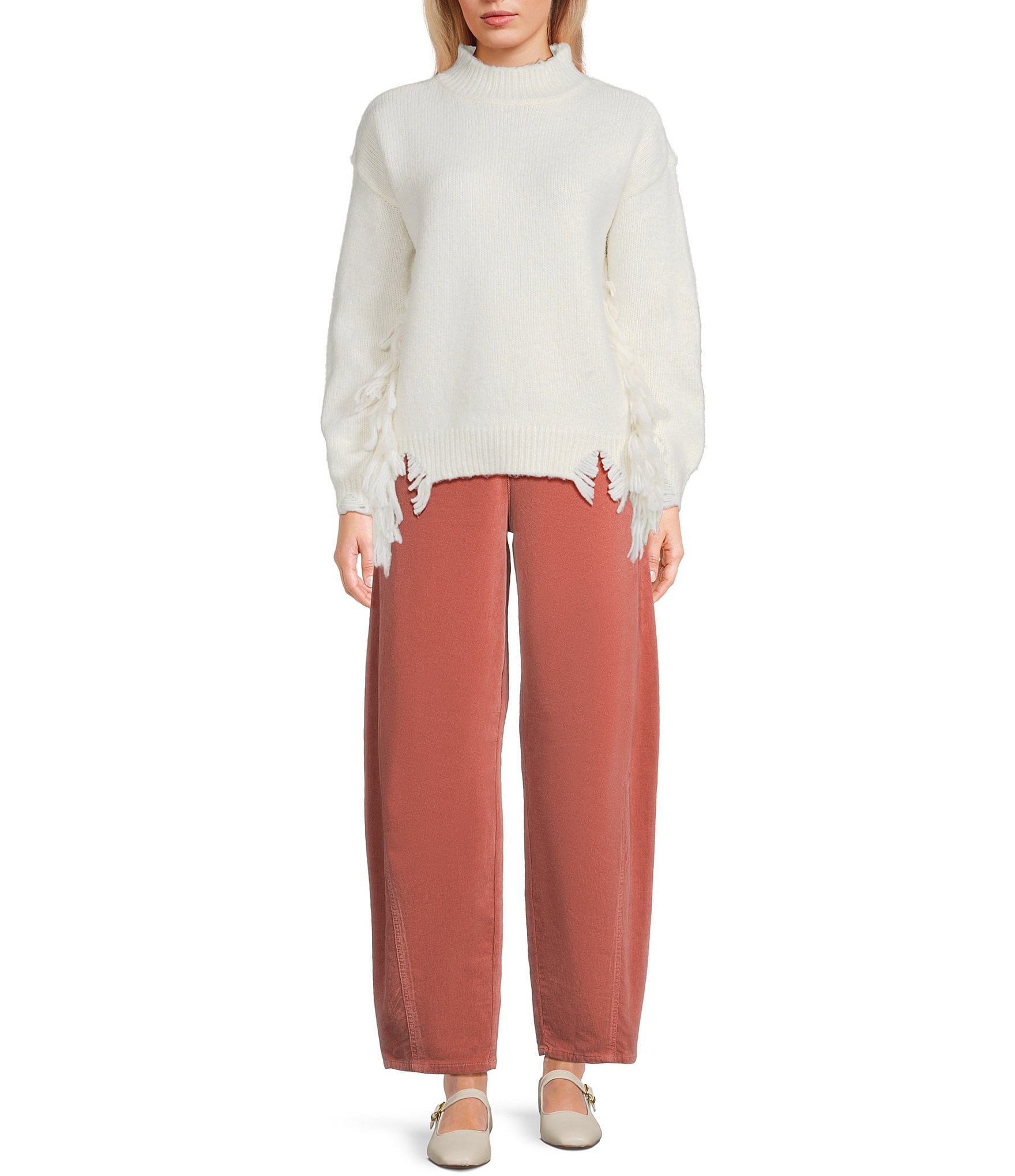 C&V Chelsea & Violet Barrel Corduroy Jeans