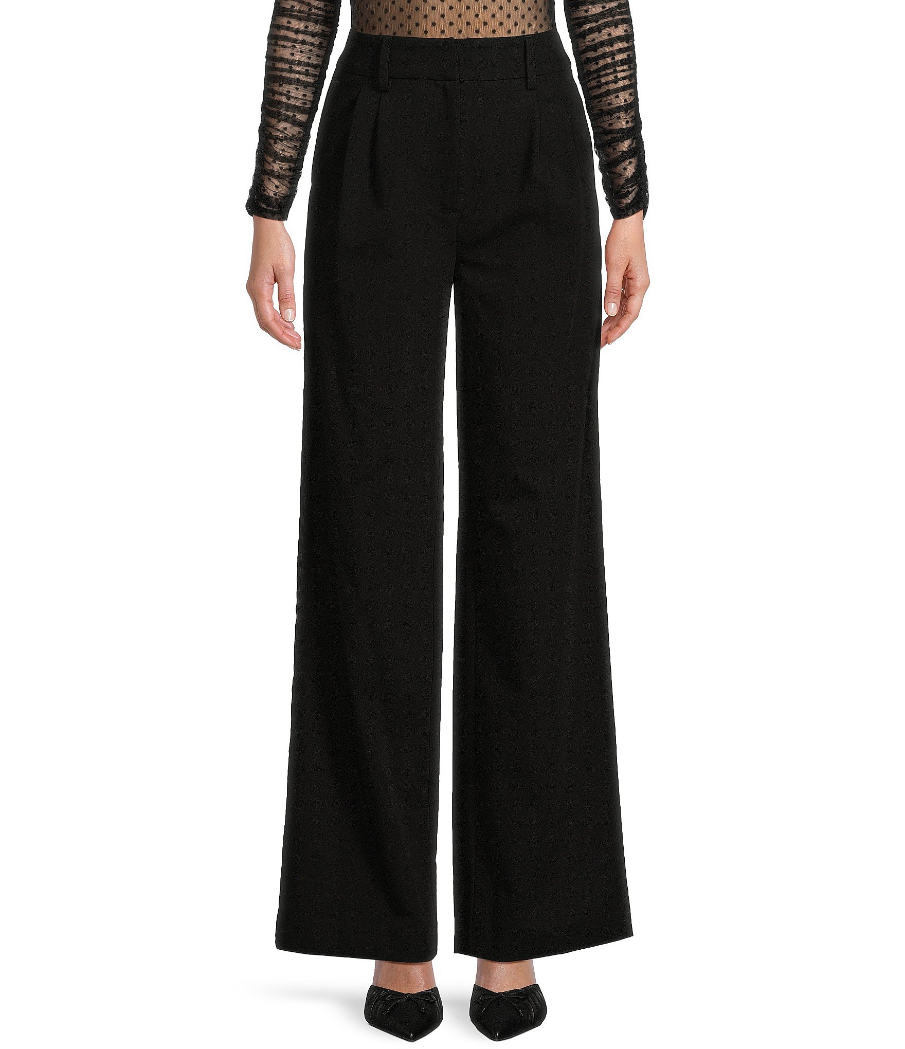 C&V Chelsea & Violet Trouser Coordinating Velvet Wide Leg Pants