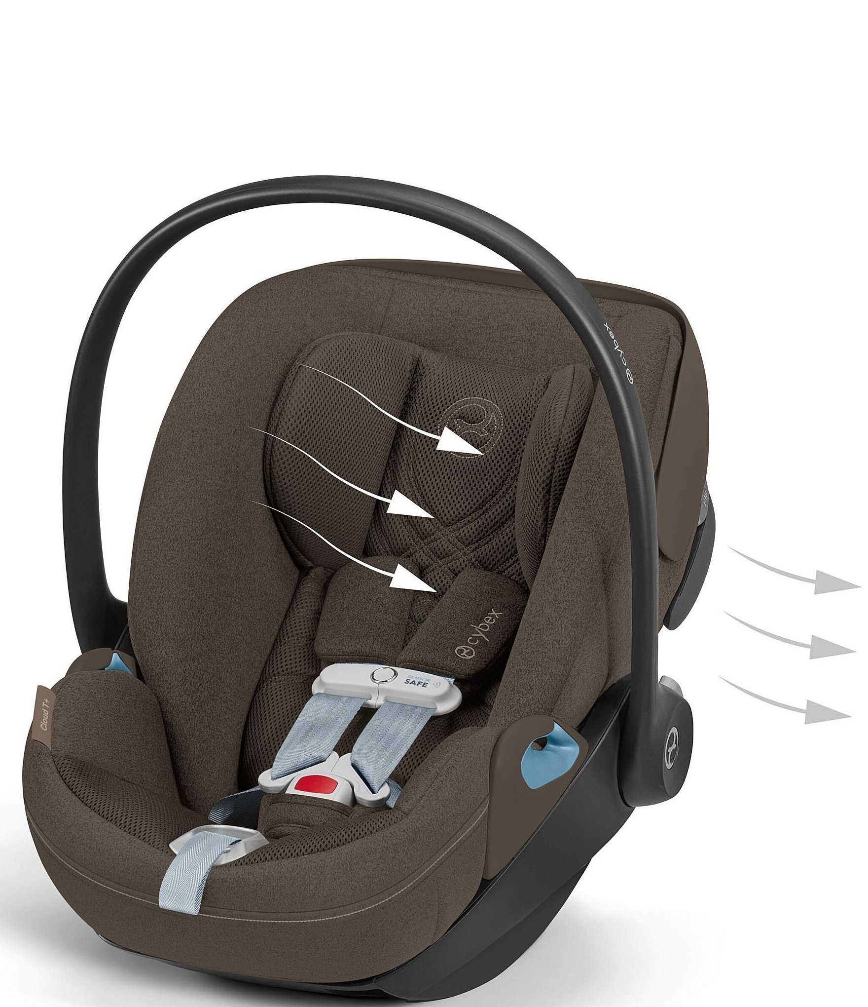 Cybex CLOUD T Comfort Extend Infant Car Seat with Sensor Safe