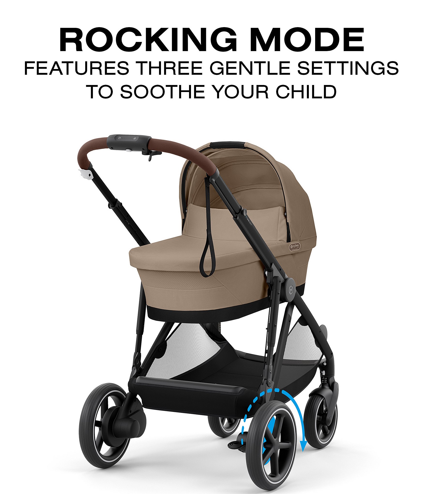 Cybex e-Gazelle S Stroller + Gazelle S Cot Bundle