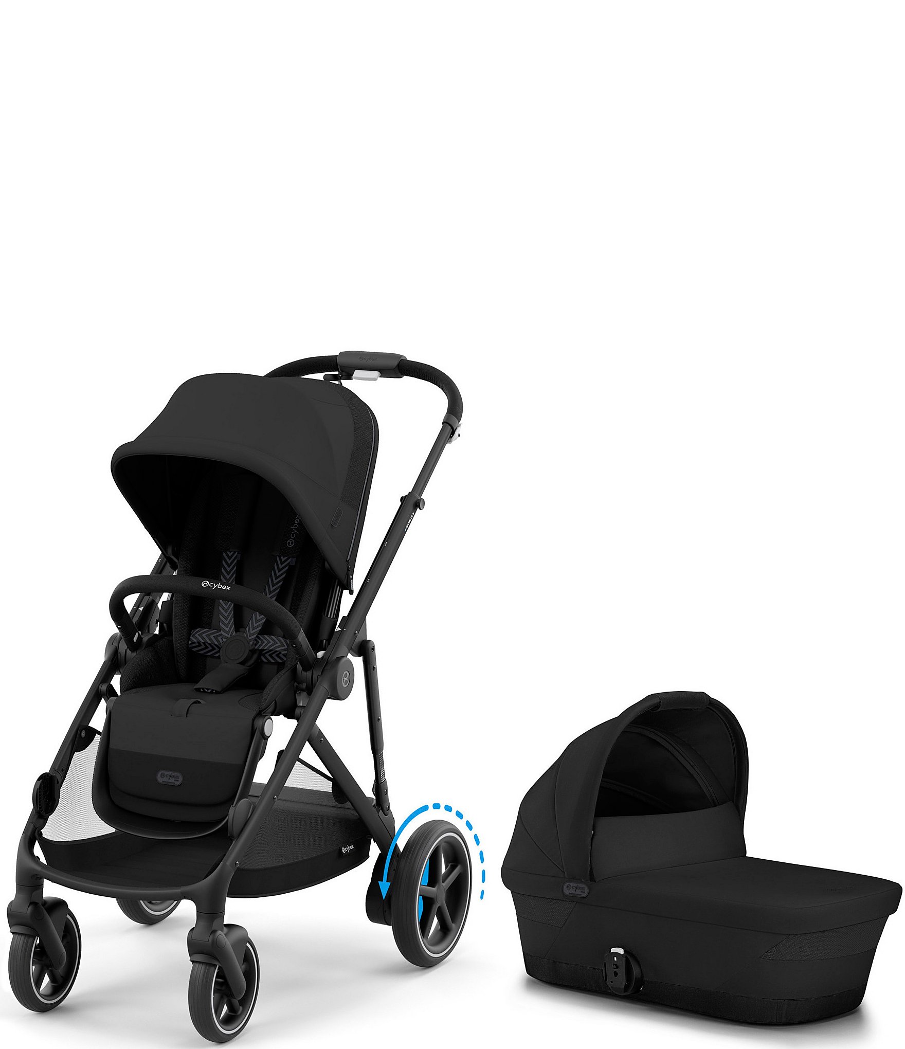 Cybex e-Gazelle S Stroller + Gazelle S Cot Bundle