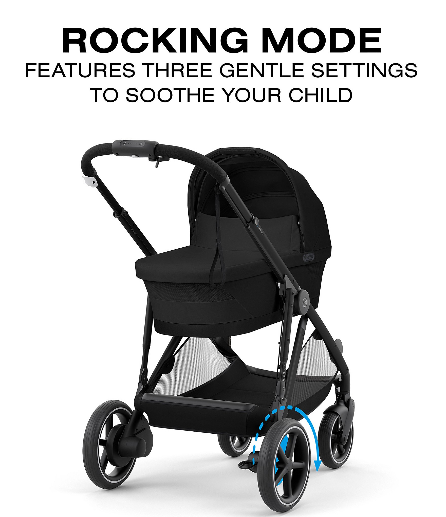 Cybex e-Gazelle S Stroller + Gazelle S Cot Bundle