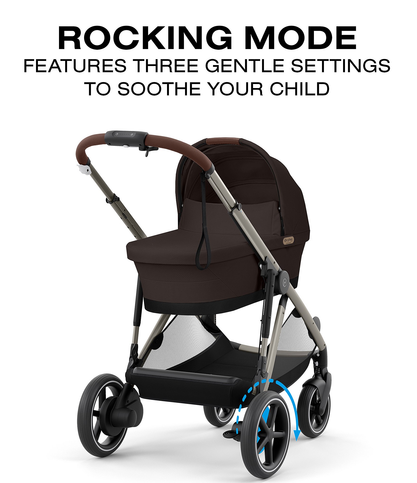 Cybex e-Gazelle S Stroller + Gazelle S Cot Bundle