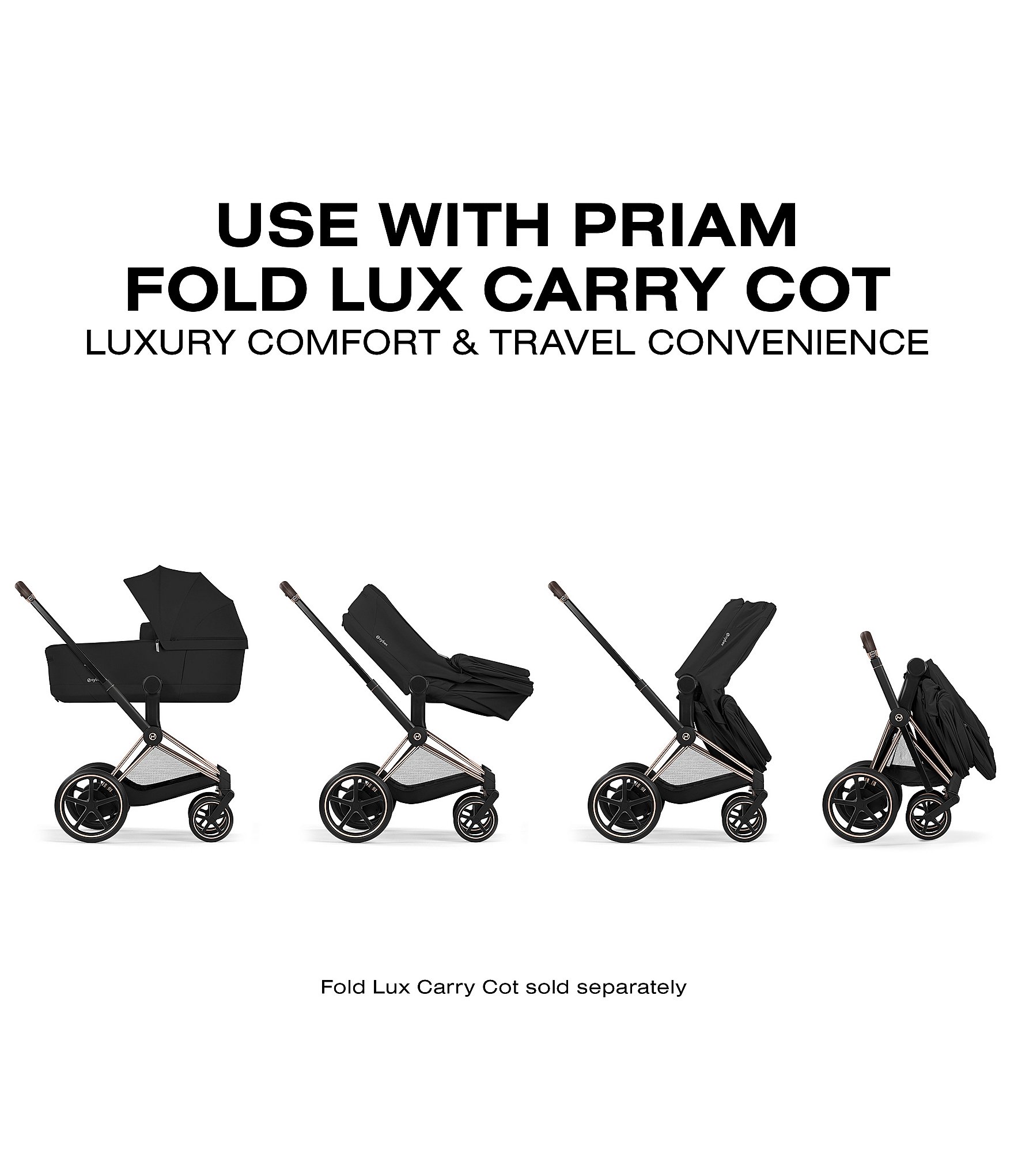 Cybex e-Priam Stroller + Cloud T Infant Car Seat Travel System