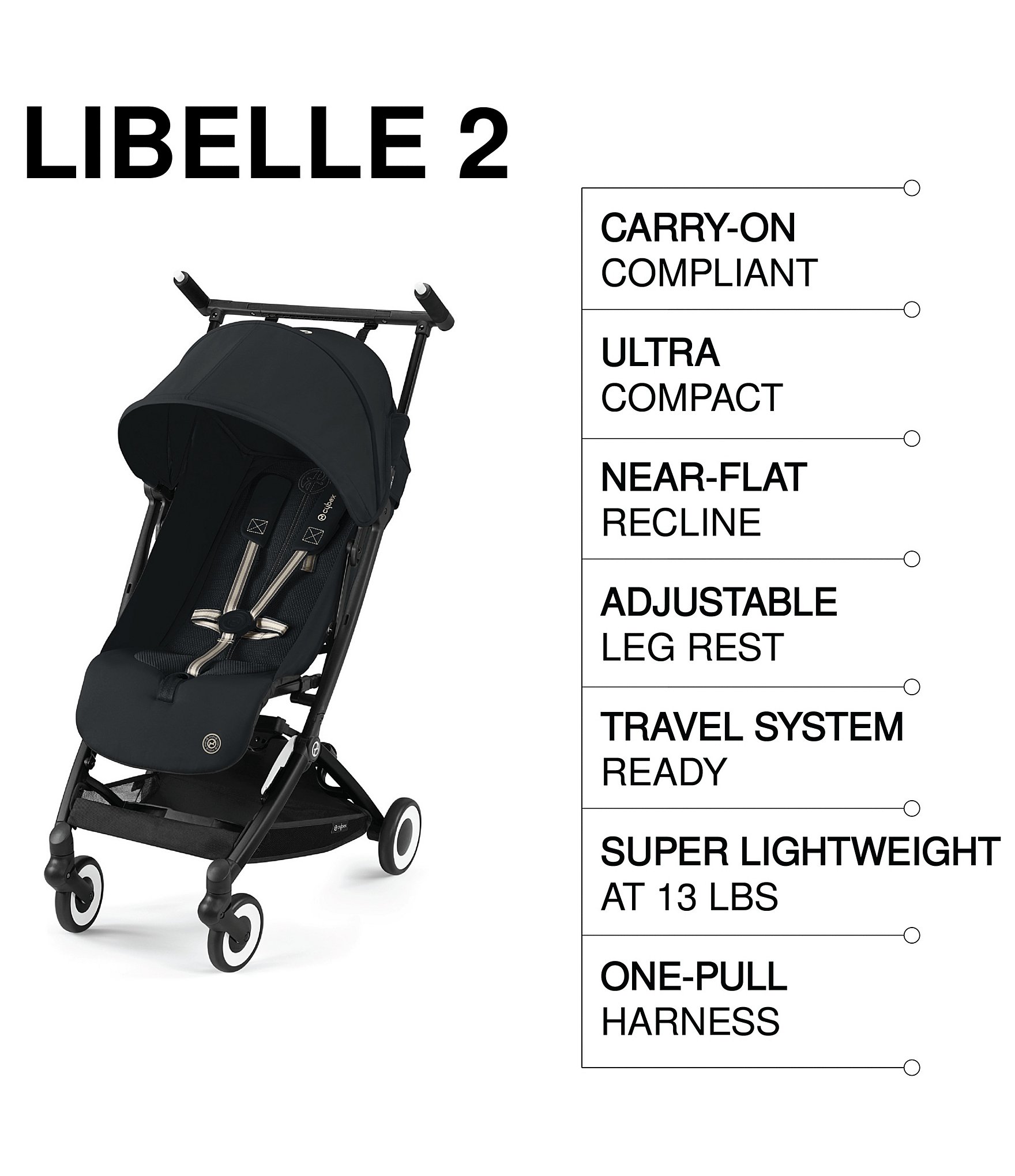 Cybex Libelle 2 Ultra Light Weight Travel Stroller