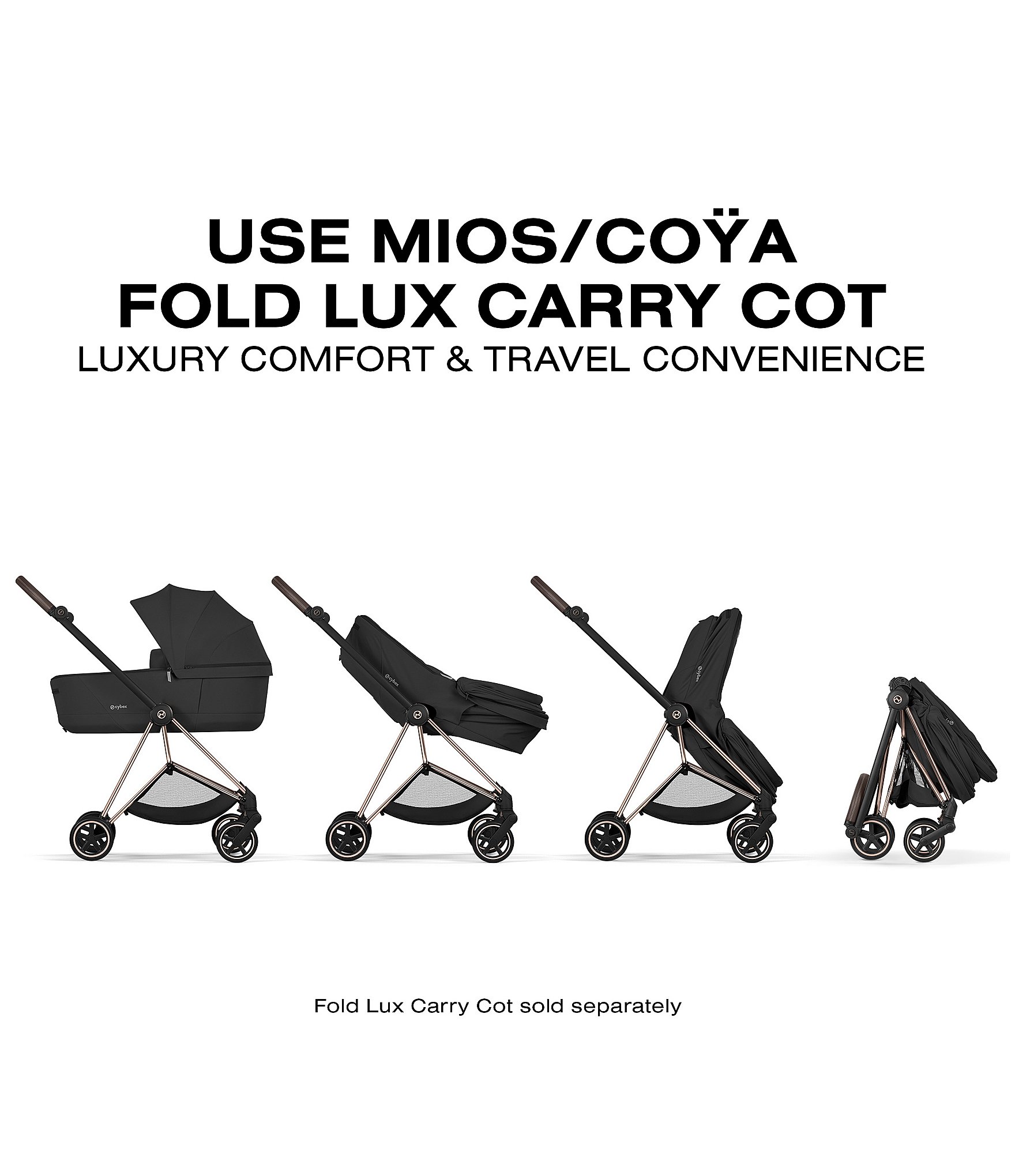 Cybex MIOS Stroller + CLOUD T Infant Car Seat Travel System