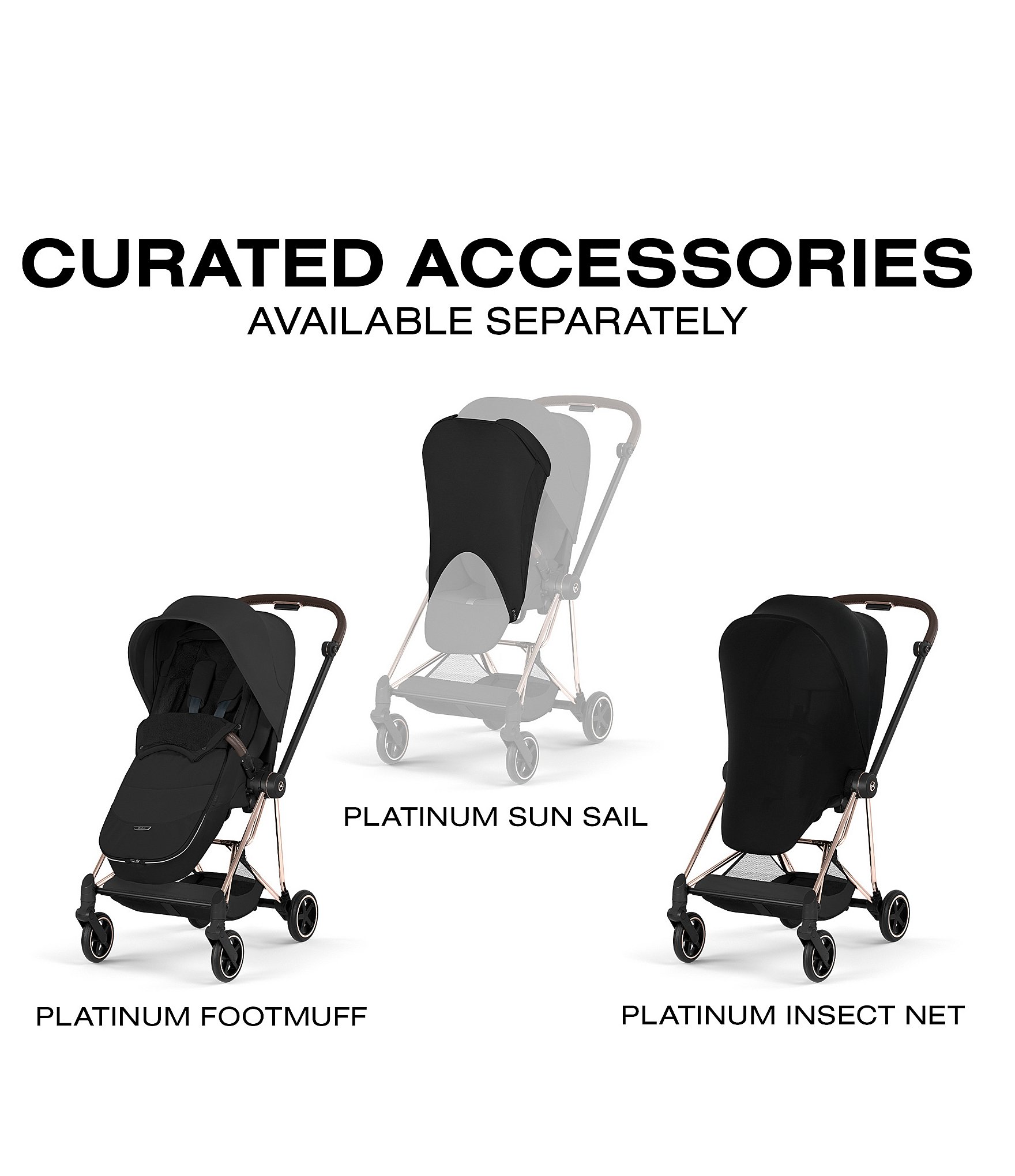 Cybex MIOS Stroller + MIOS Fold Lux Carry Cot Bundle
