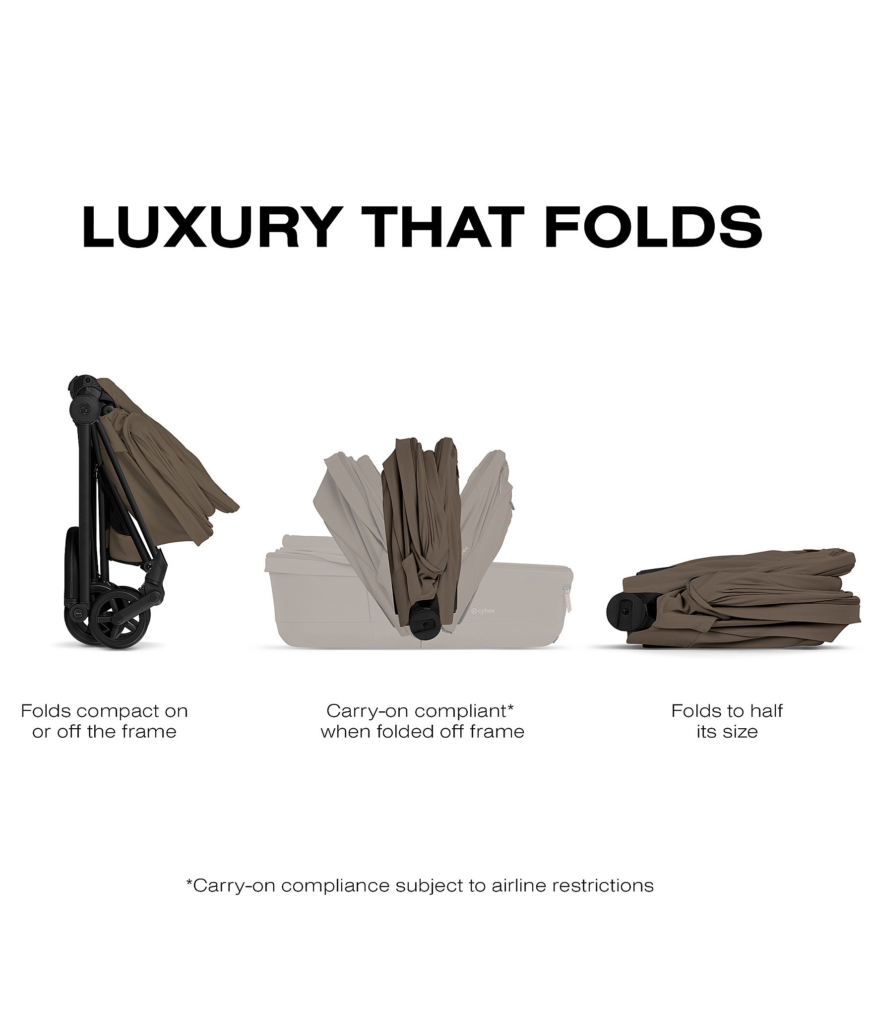 Cybex MIOS Stroller + MIOS Fold Lux Carry Cot Bundle