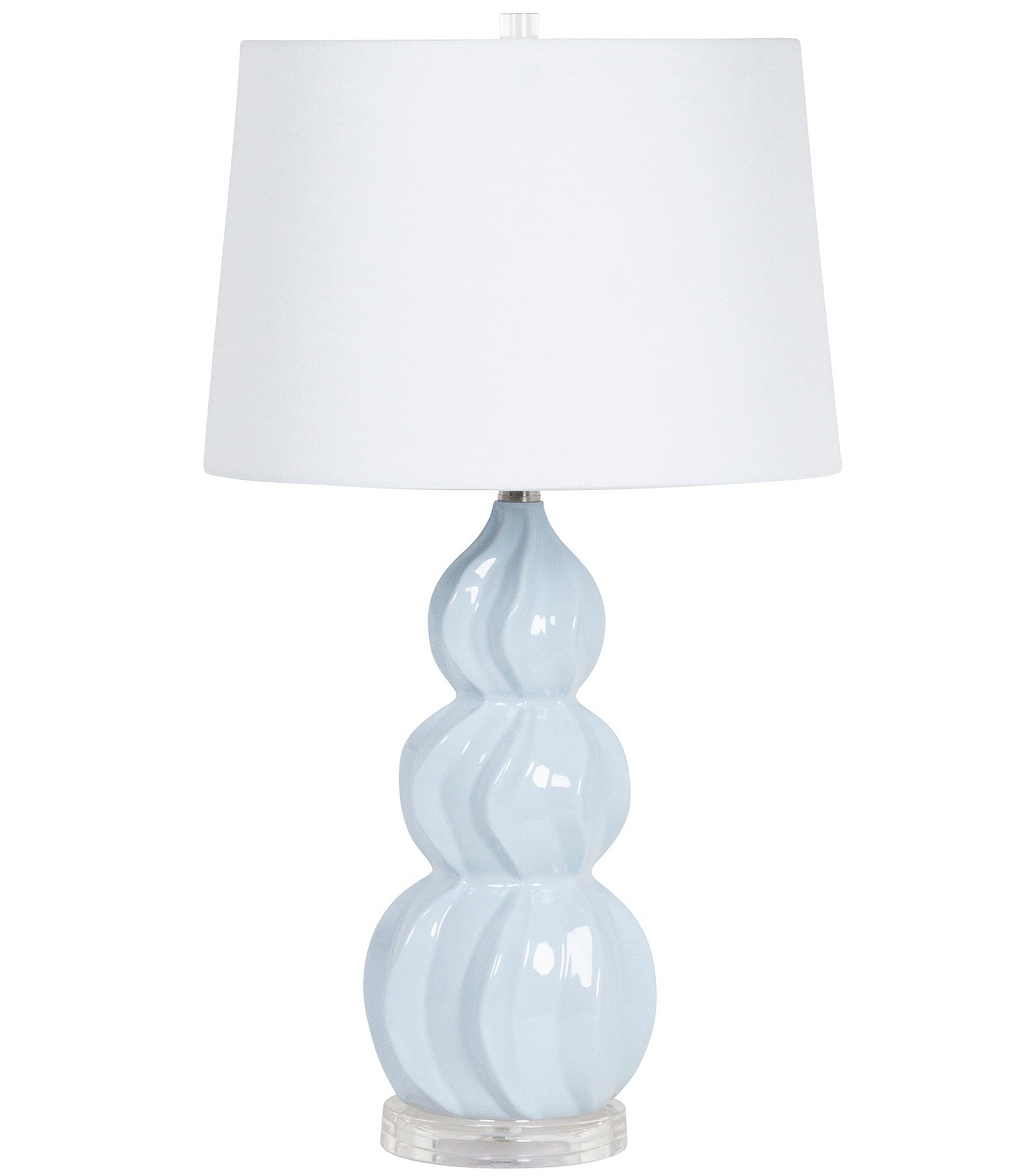 Dallas + Main Gourd Shaped Ceramic Table Lamp