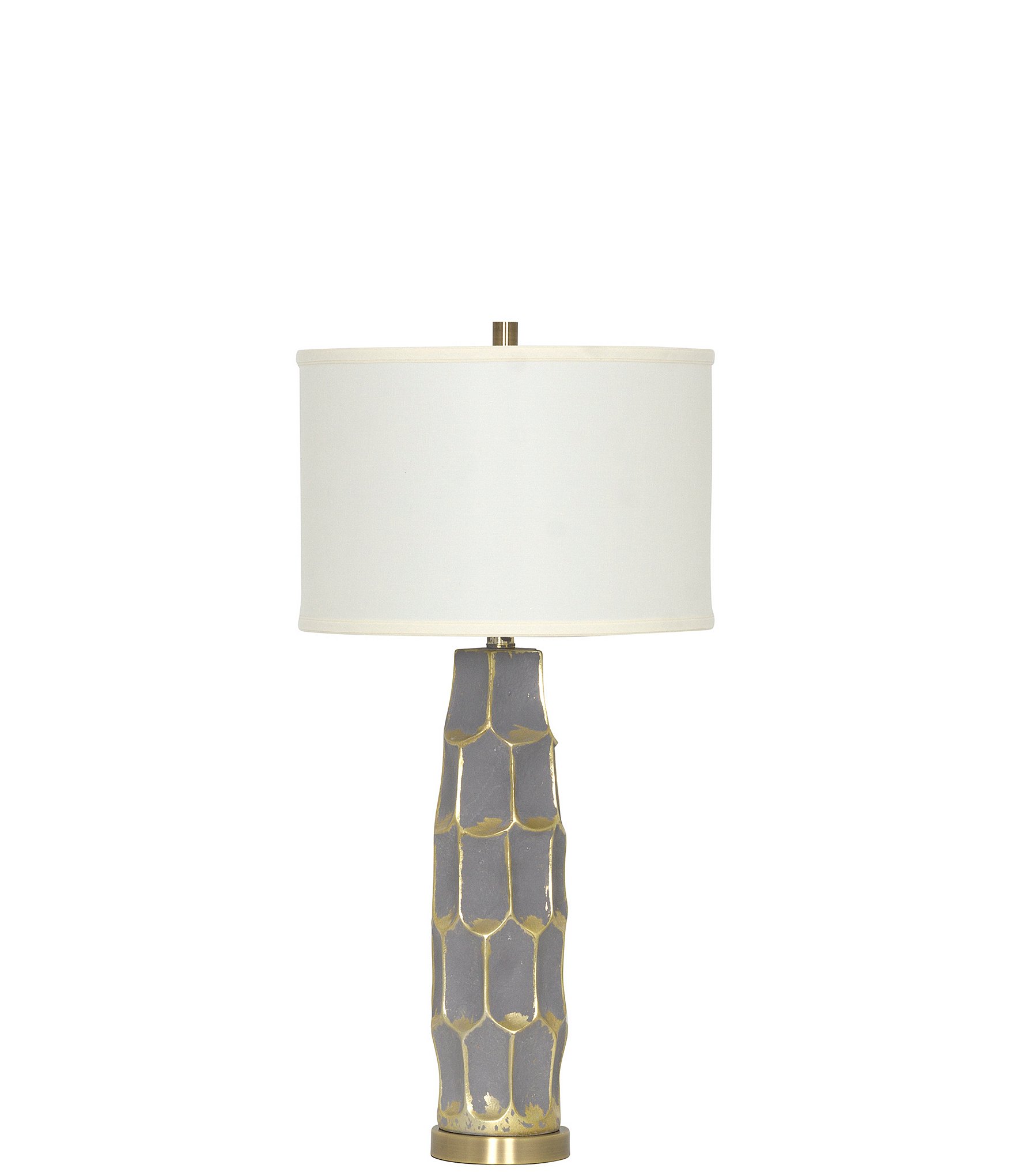 Dallas + Main Lamp Slim Profile Metallic Washed Table Lamp Dillard's