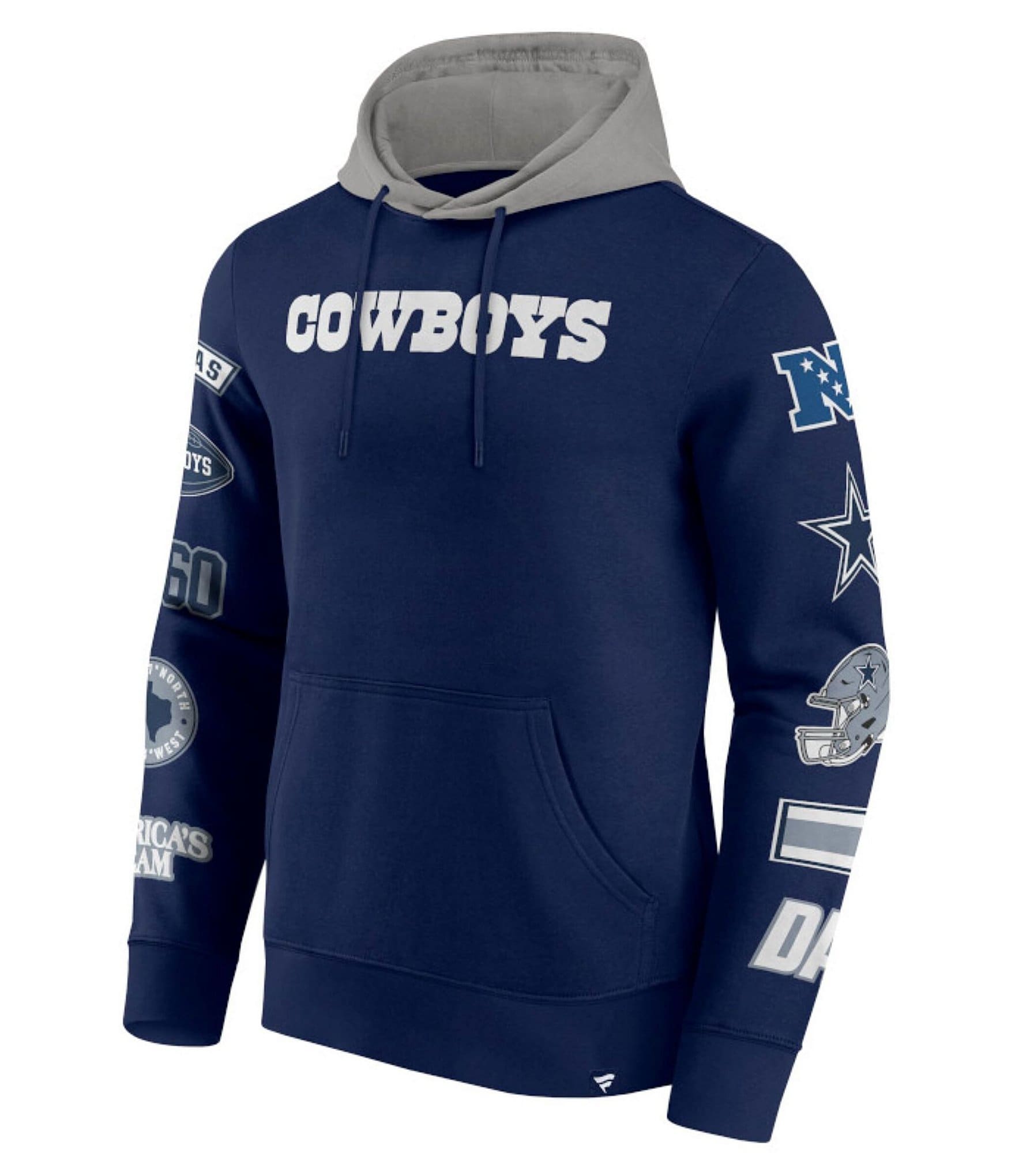 Dallas Cowboys Patched Out Fleece Hoodie Dillard s