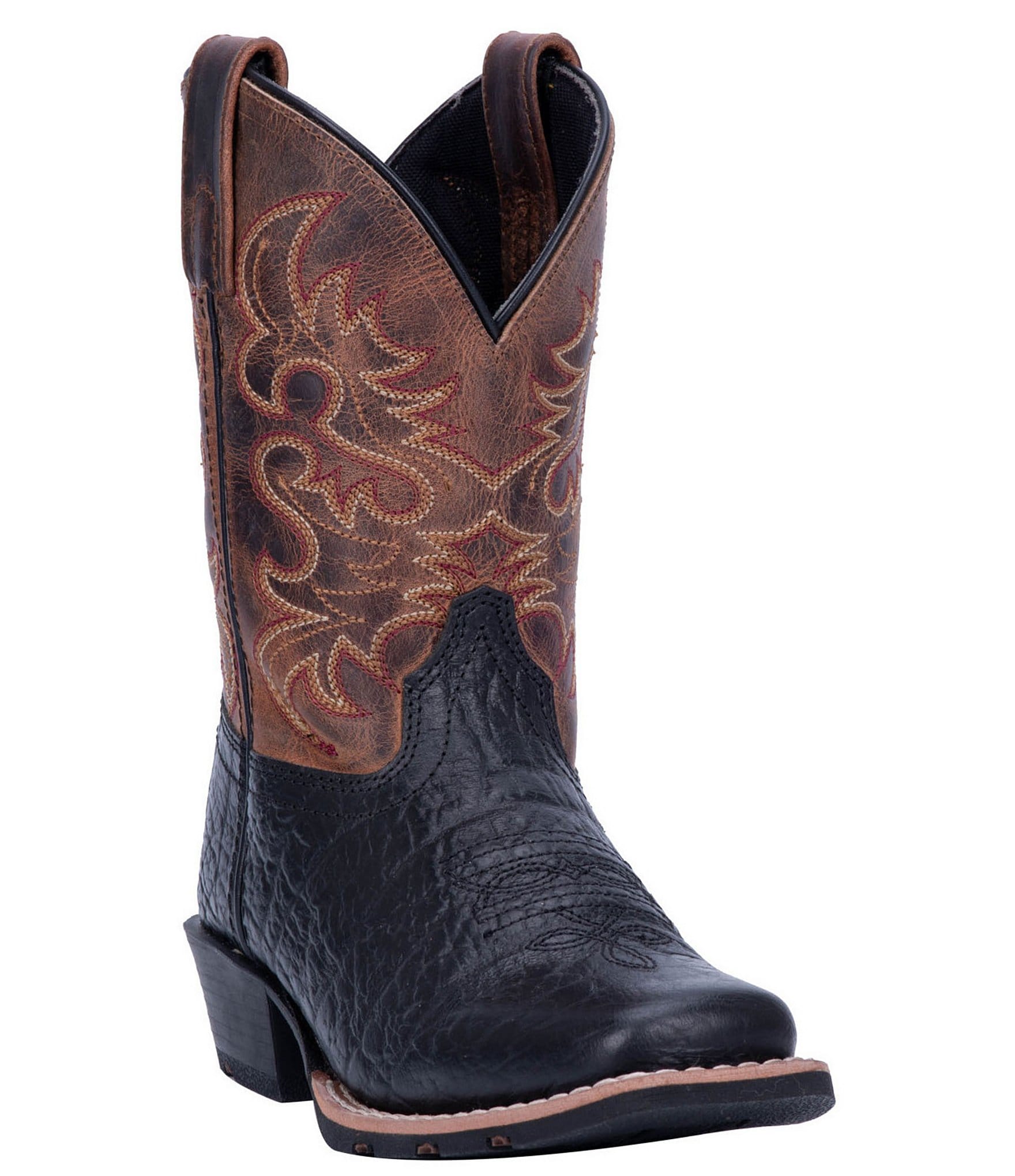 youth leather cowboy boots