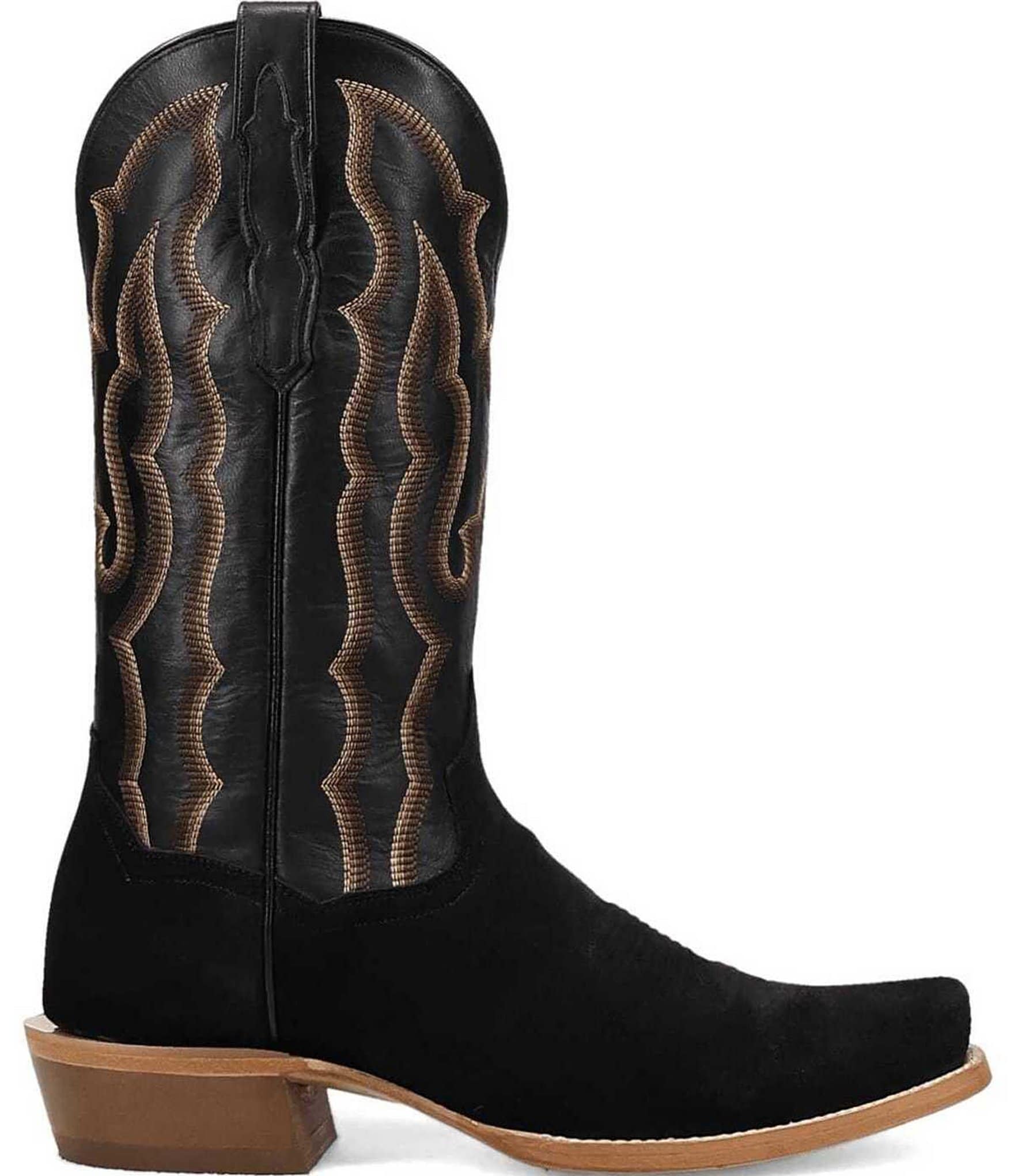 Dan Post Men's Barren 13#double; Suede Cutter Toe Western Boots