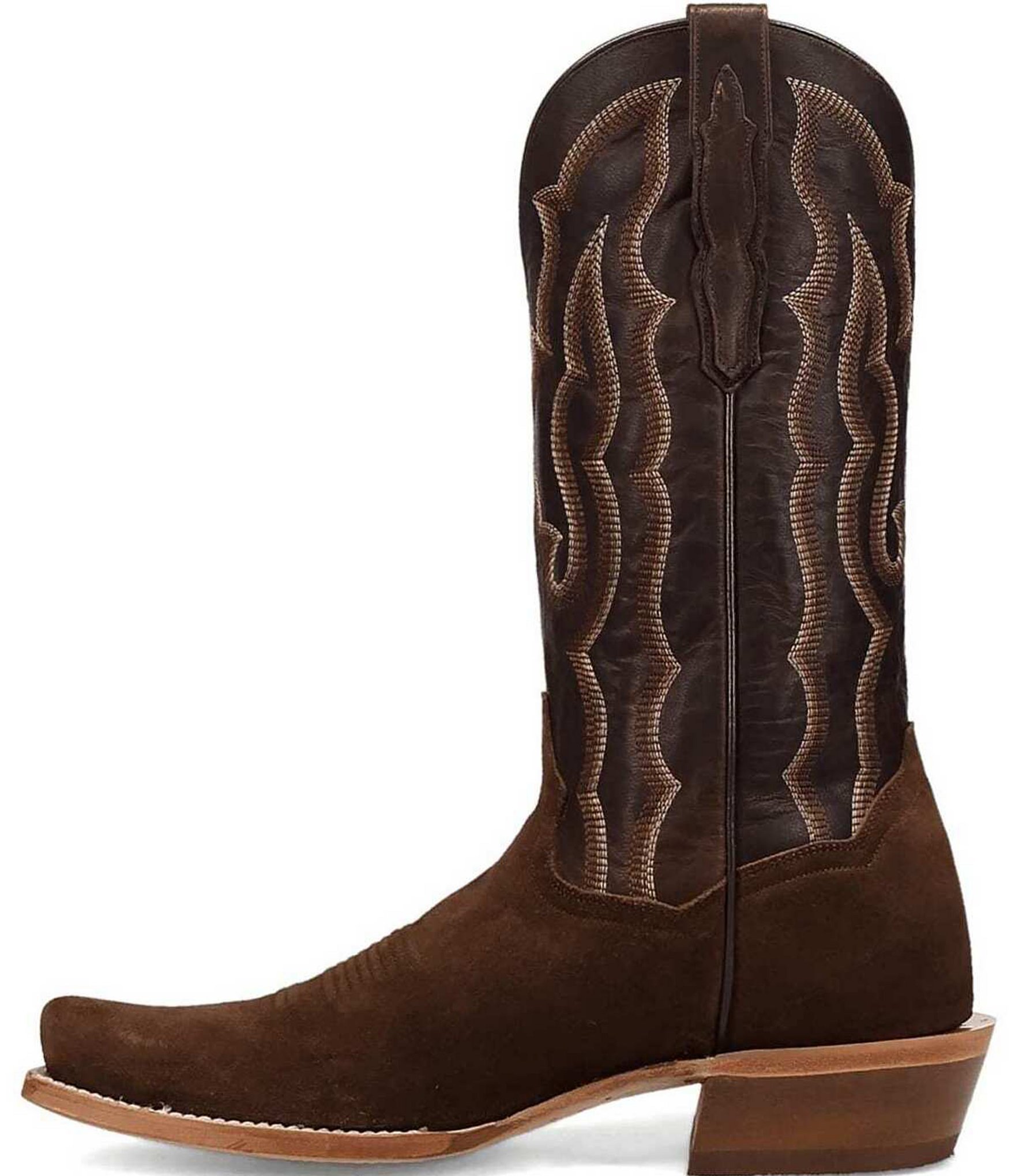 Dan Post Men's Barren 13#double; Suede Cutter Toe Western Boots
