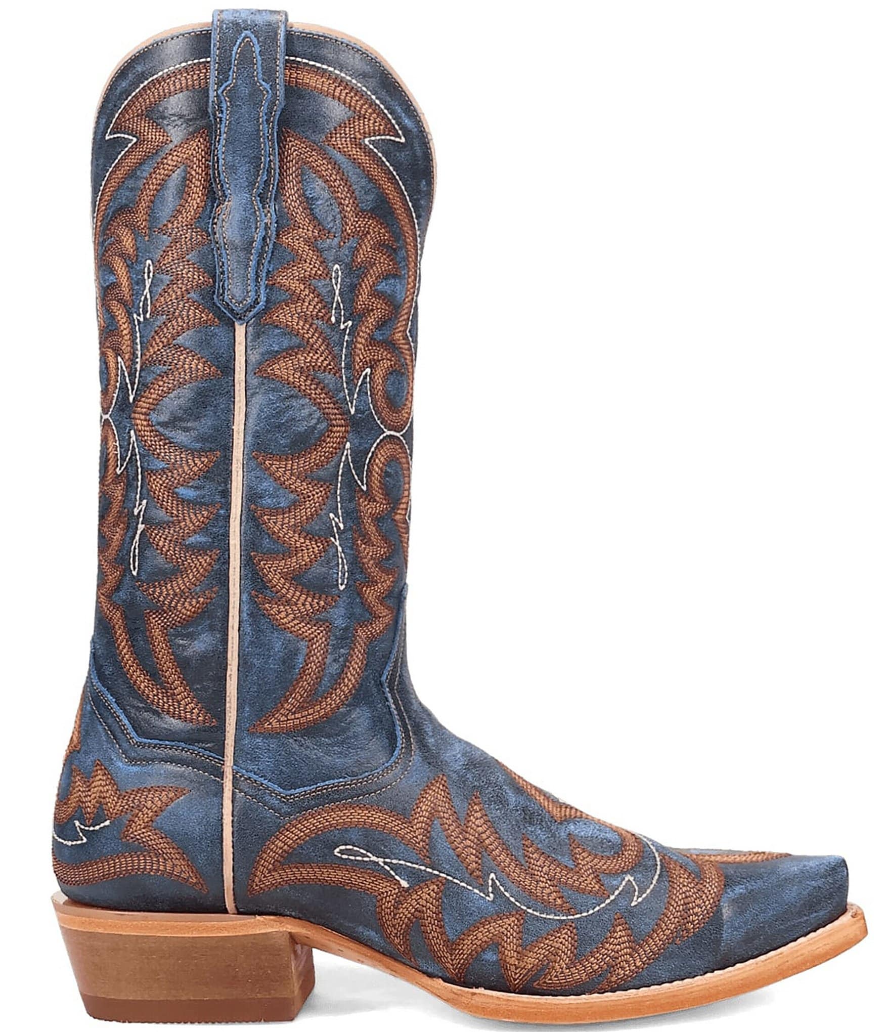 Dan Post Men's Triton 13#double; Leather Snip Toe Western Boots