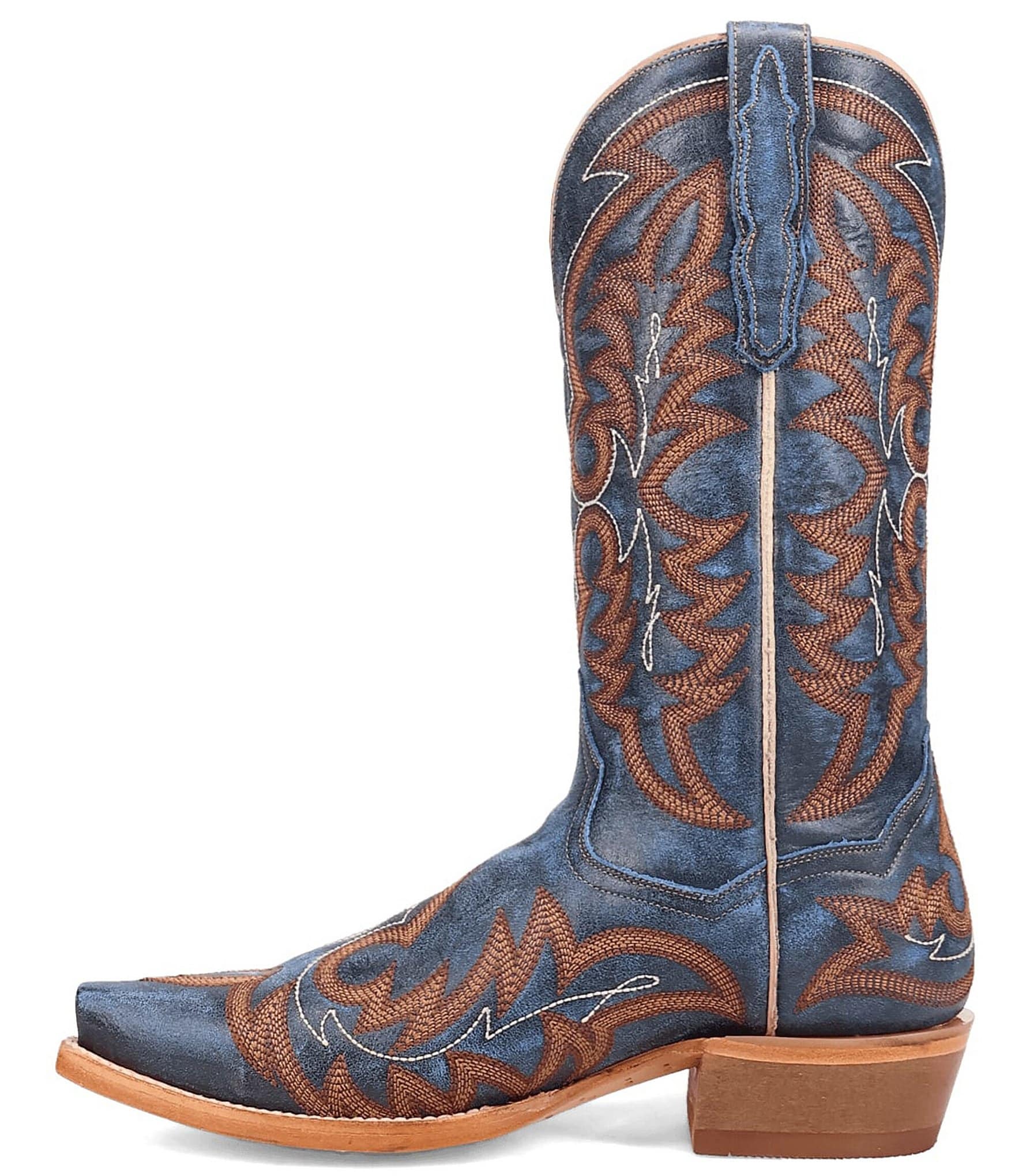 Dan Post Men's Triton 13#double; Leather Snip Toe Western Boots