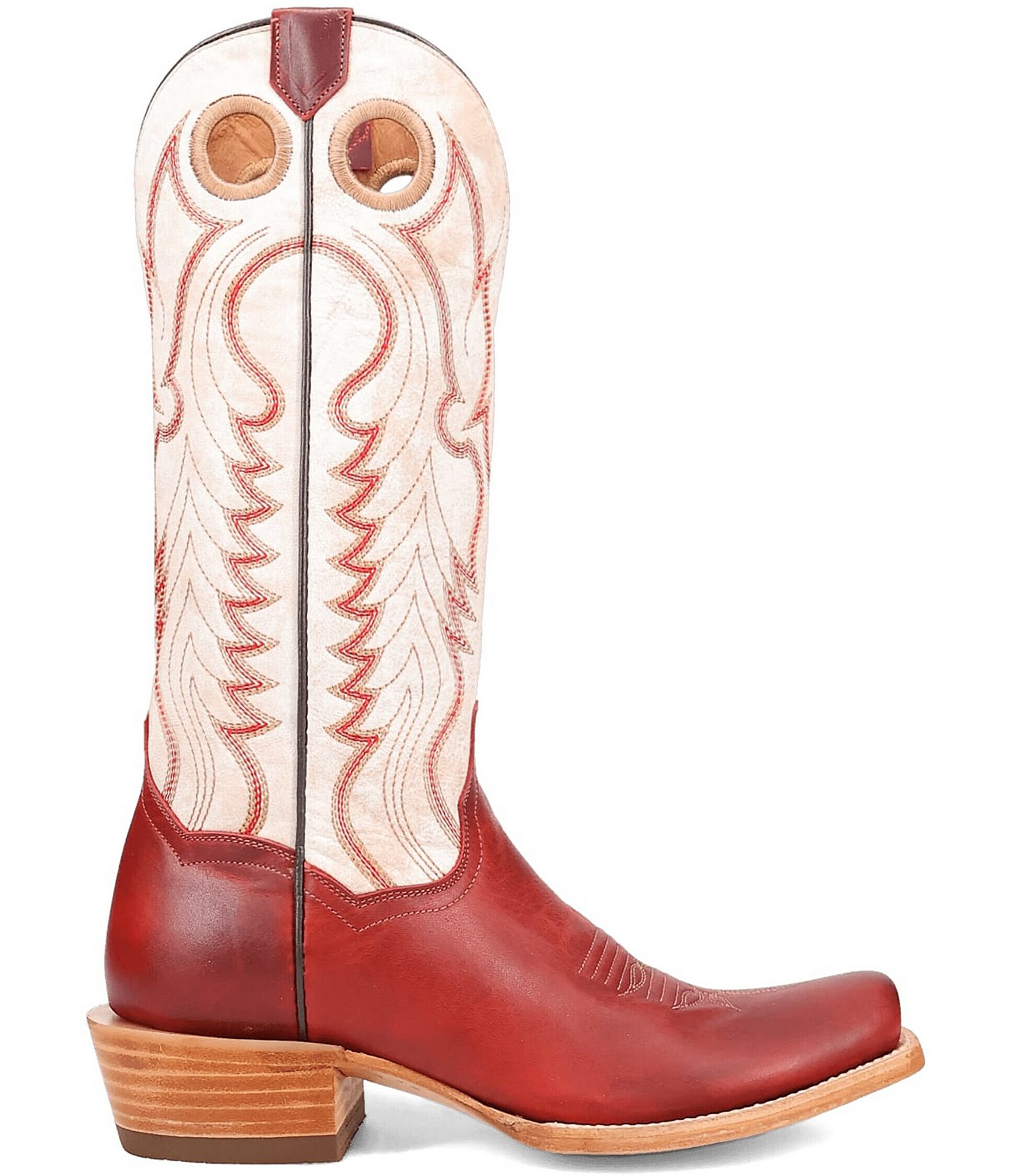 Dan Post Women's Adelaide Leather Square Toe Tall Western Boots