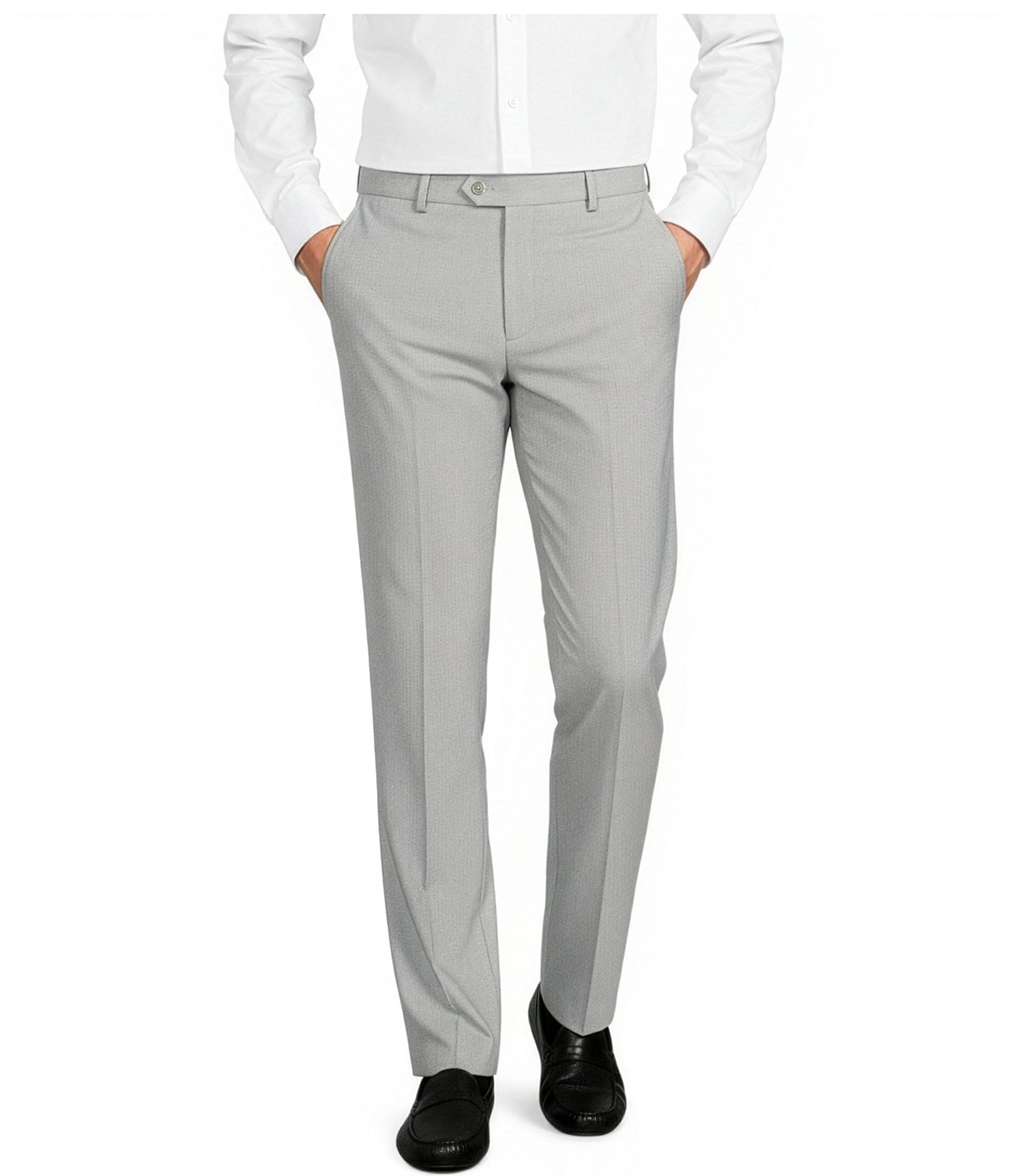 slim fit dress slacks Buy Light Grey Dress Pants for Men