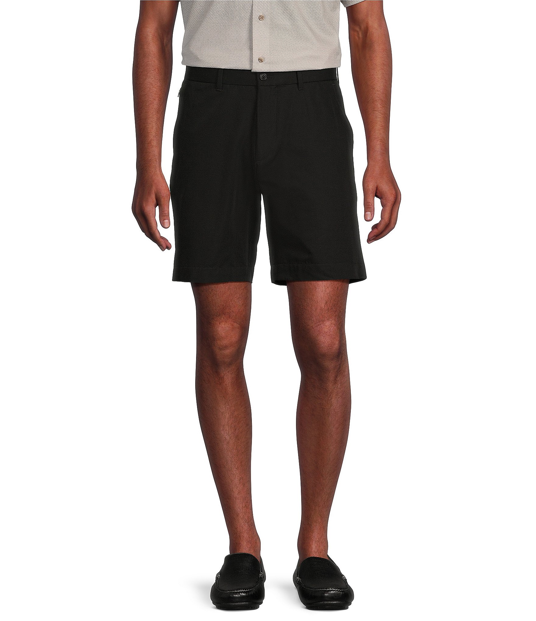 Daniel Cremieux Signature Label Flat Front Performance 9#double; Inseam Shorts