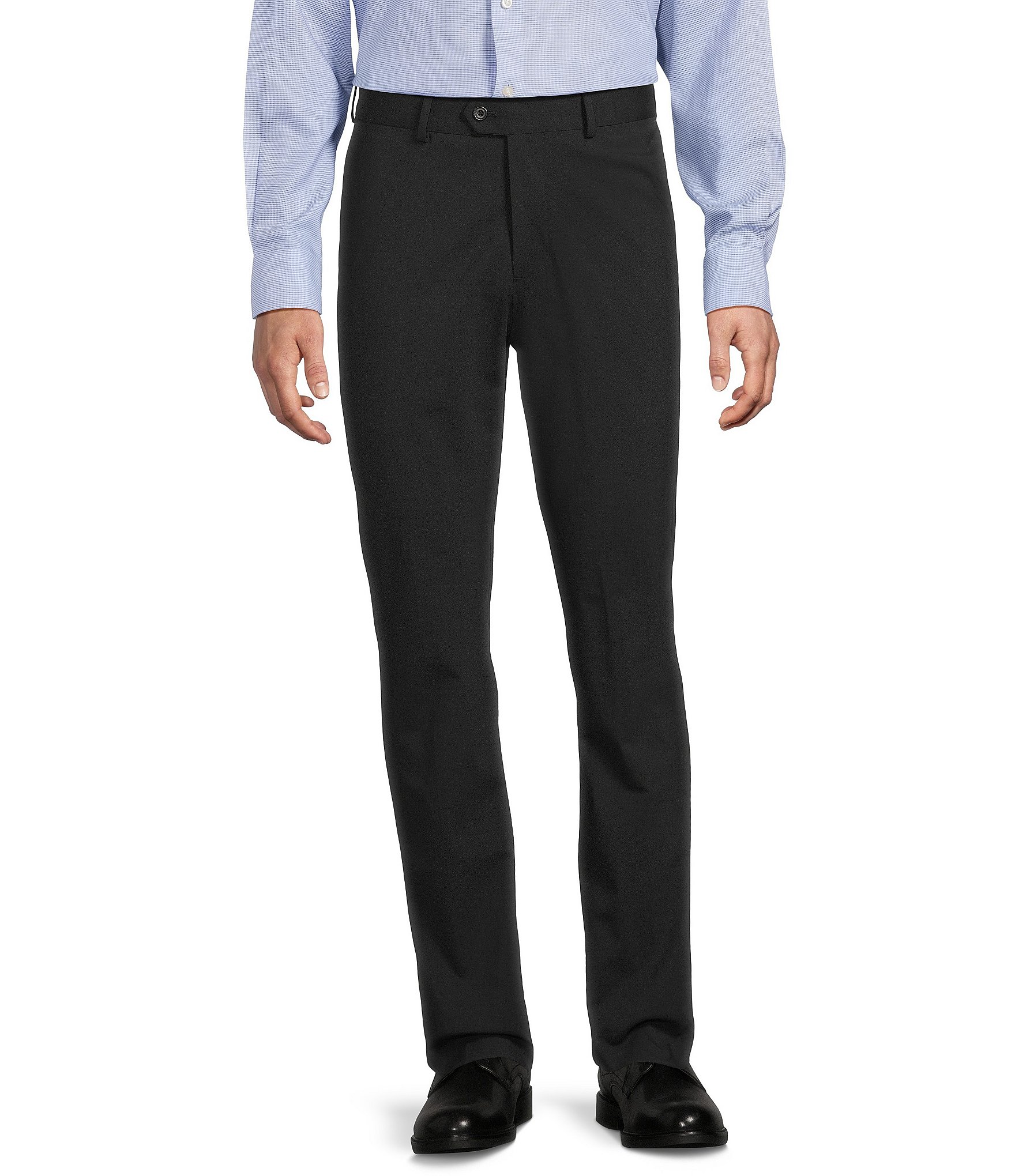 Daniel Cremieux Signature Label Flat Front Solid Travel Pants