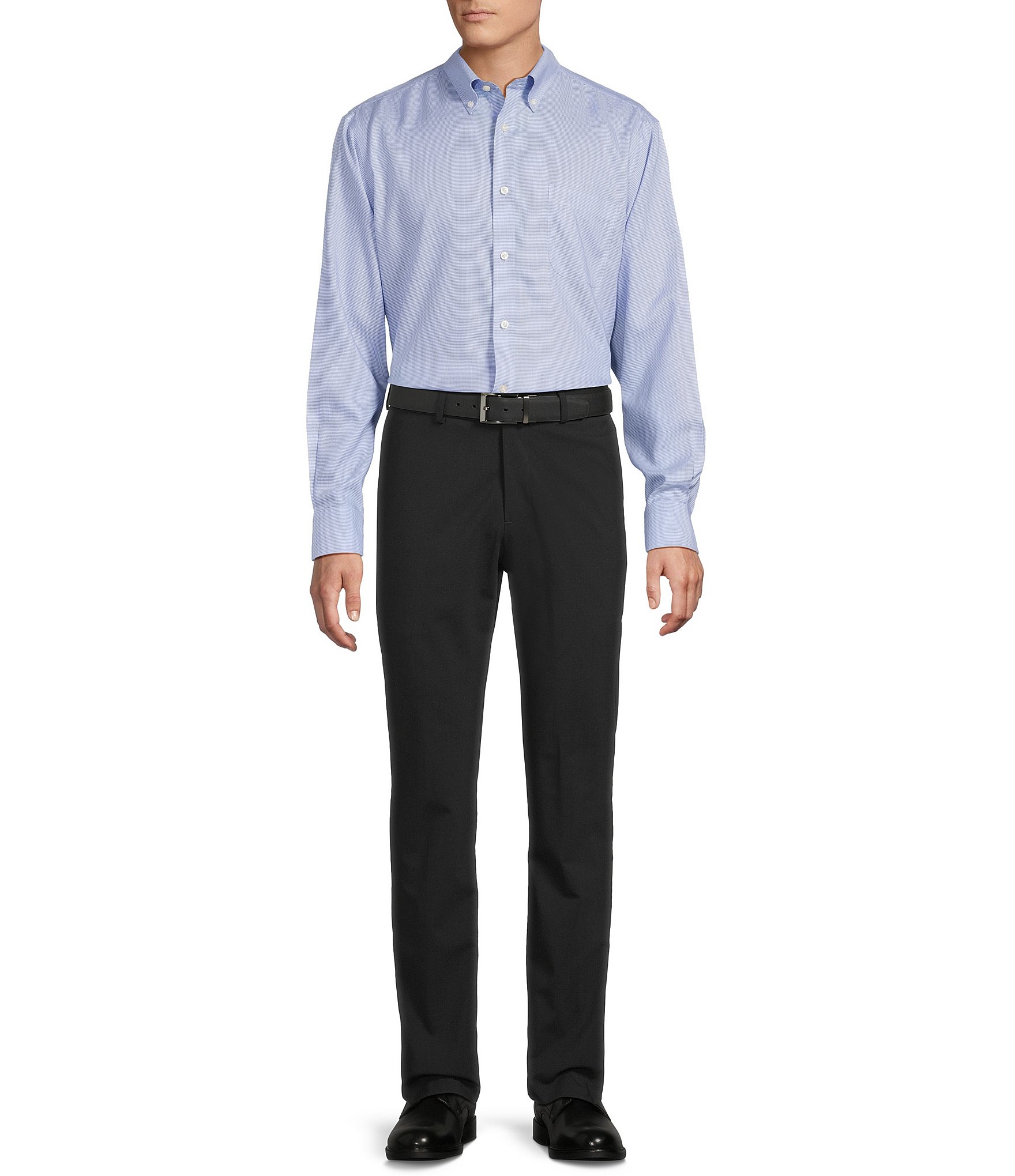 Daniel Cremieux Signature Label Flat Front Solid Travel Pants