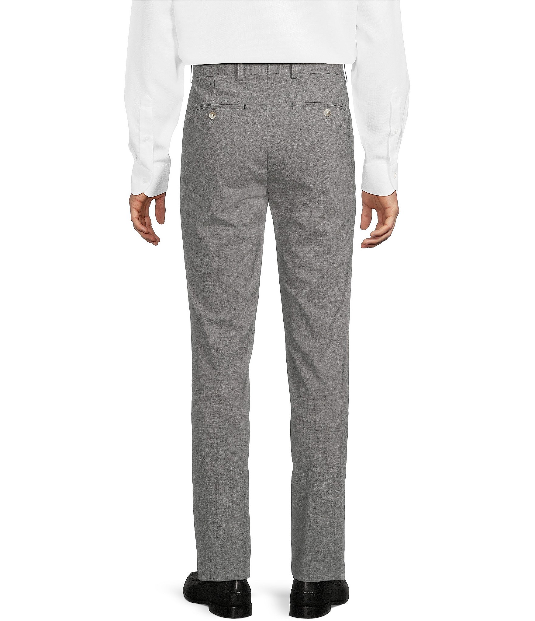 Daniel Cremieux Signature Label Flat Front Solid Travel Pants