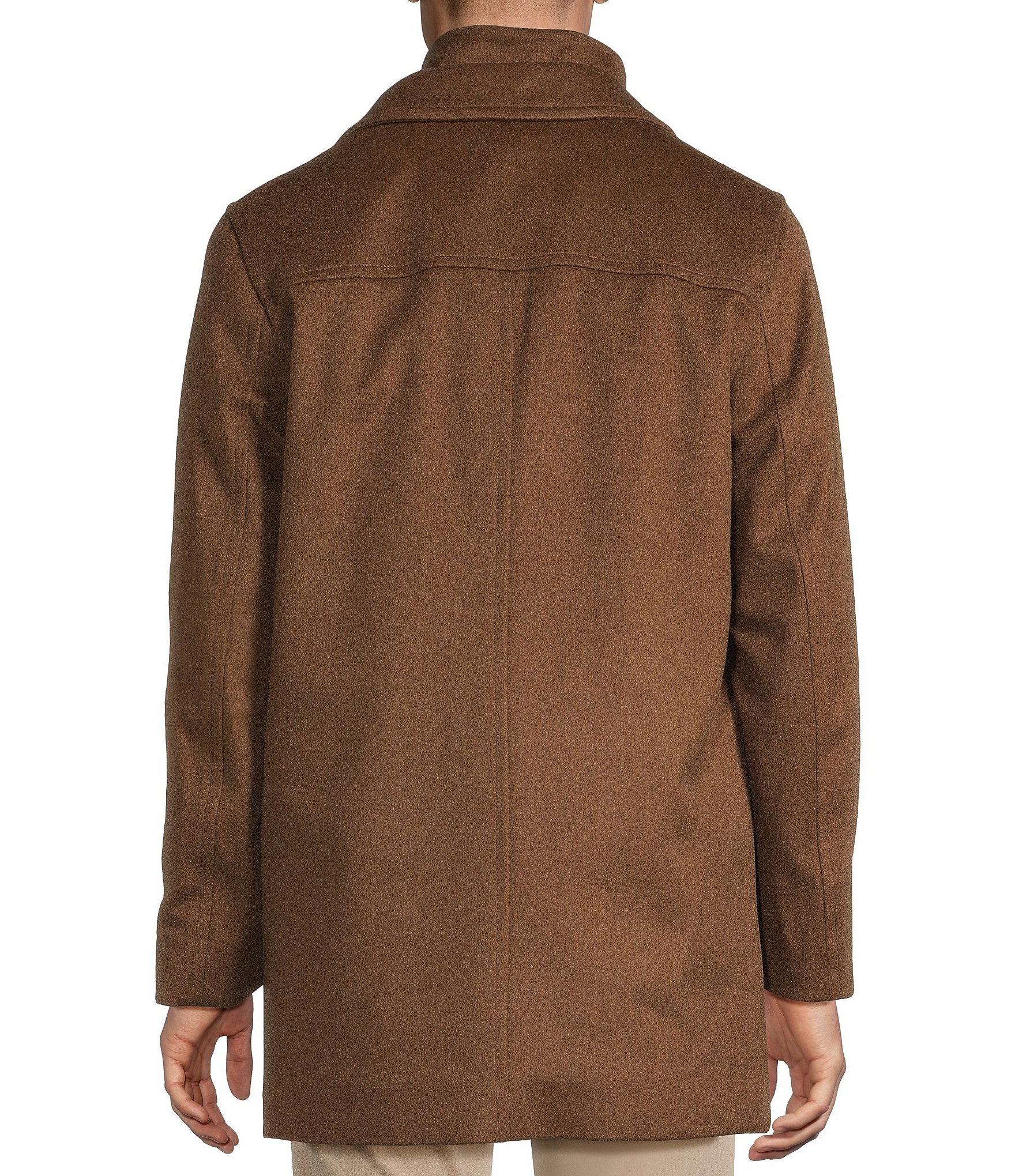 Daniel Cremieux Signature Label Loro Piana Bib Wool Coat