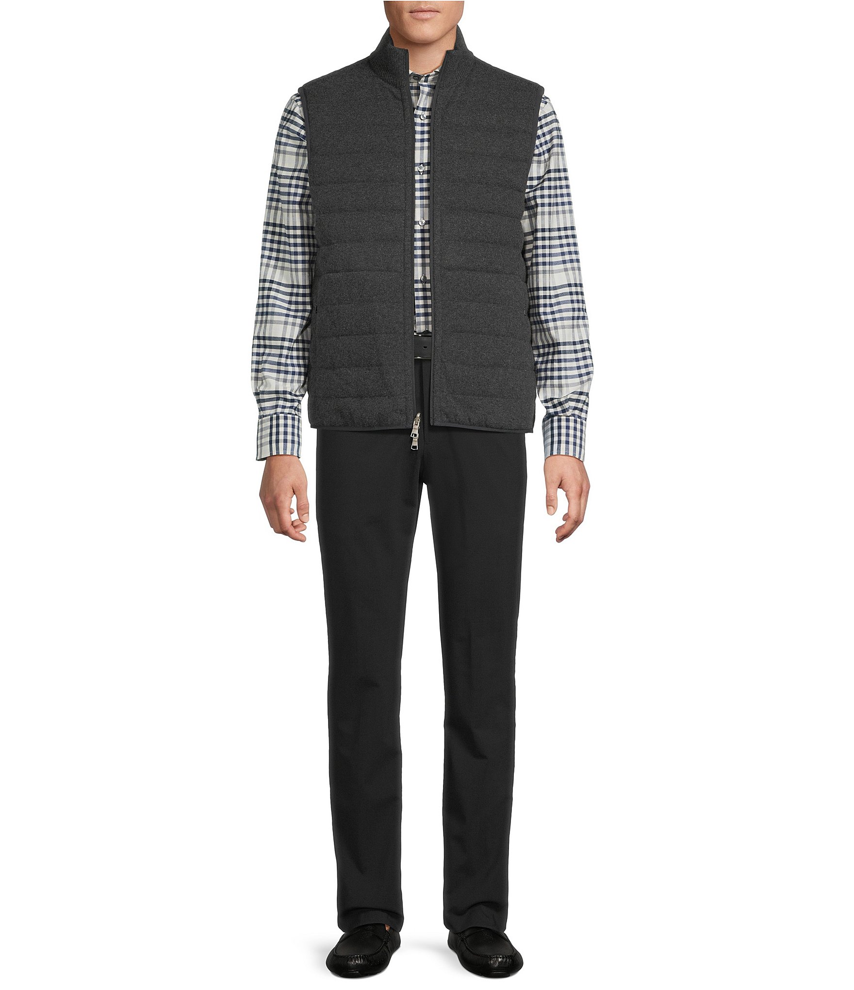 Daniel Cremieux Signature Label Reversible Cashmere Vest