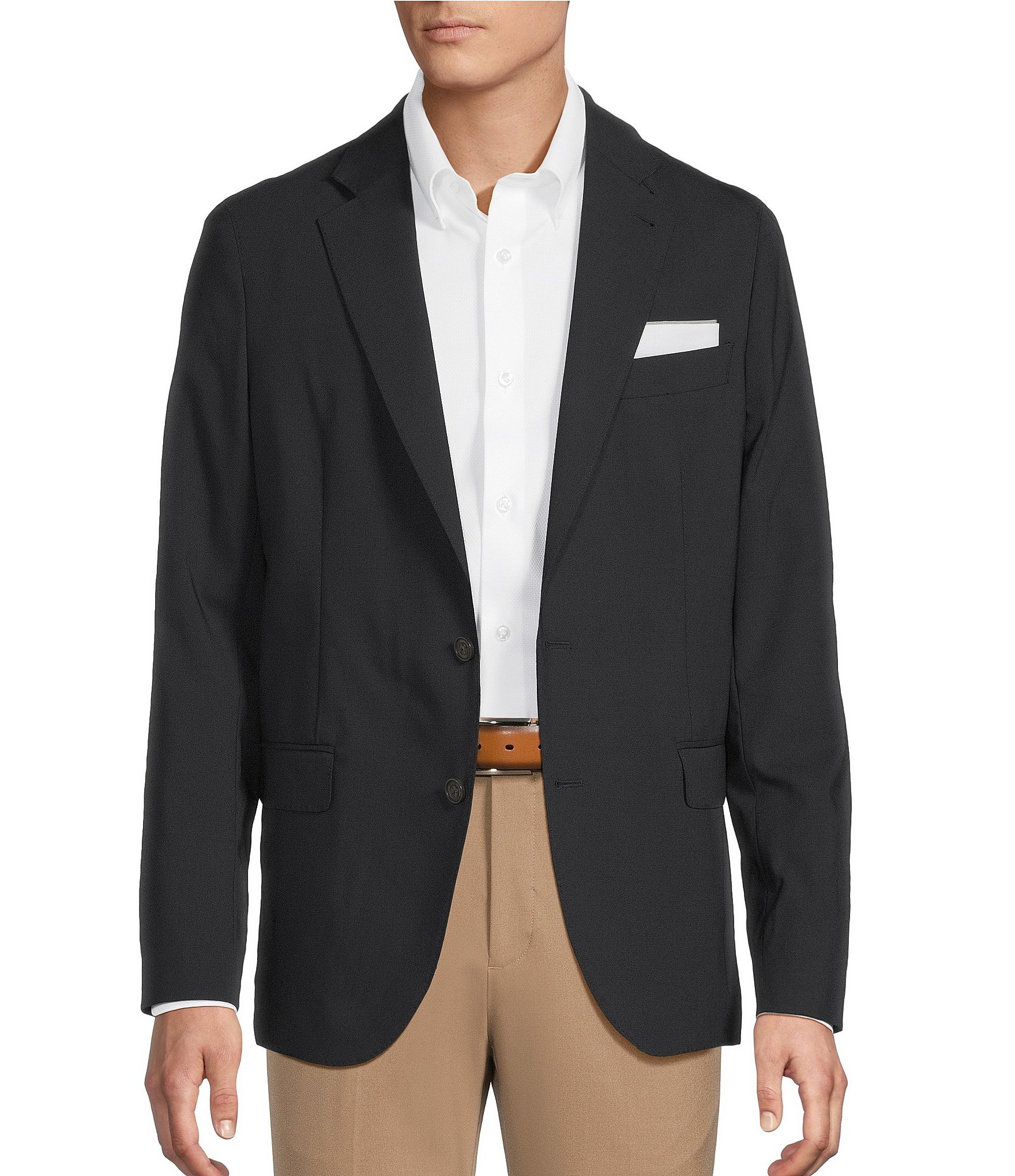 Daniel Cremieux Signature Label Solid Travel Blazer