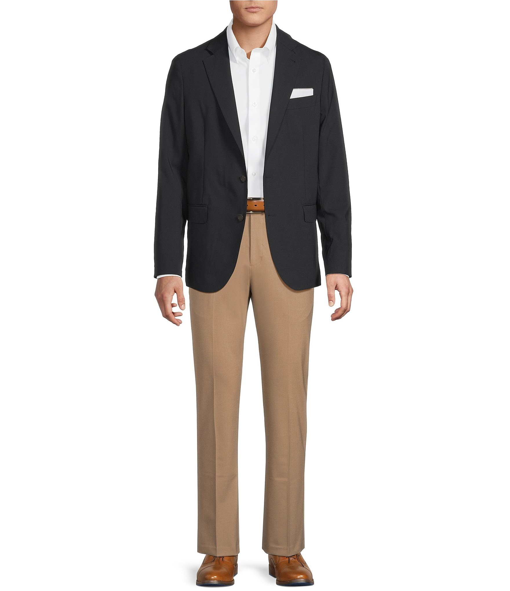 Daniel Cremieux Signature Label Solid Travel Blazer