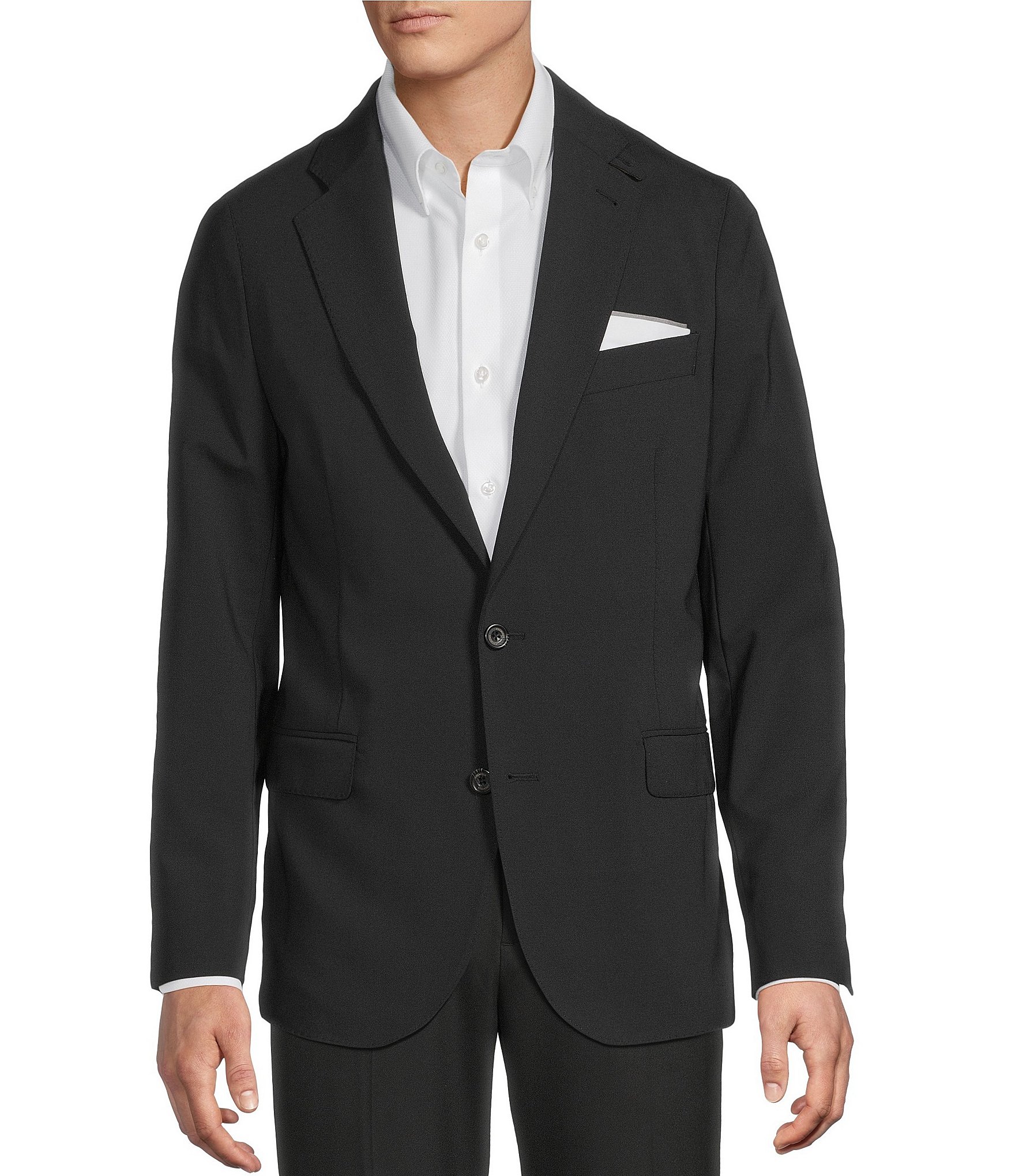 Daniel Cremieux Signature Label Solid Travel Blazer