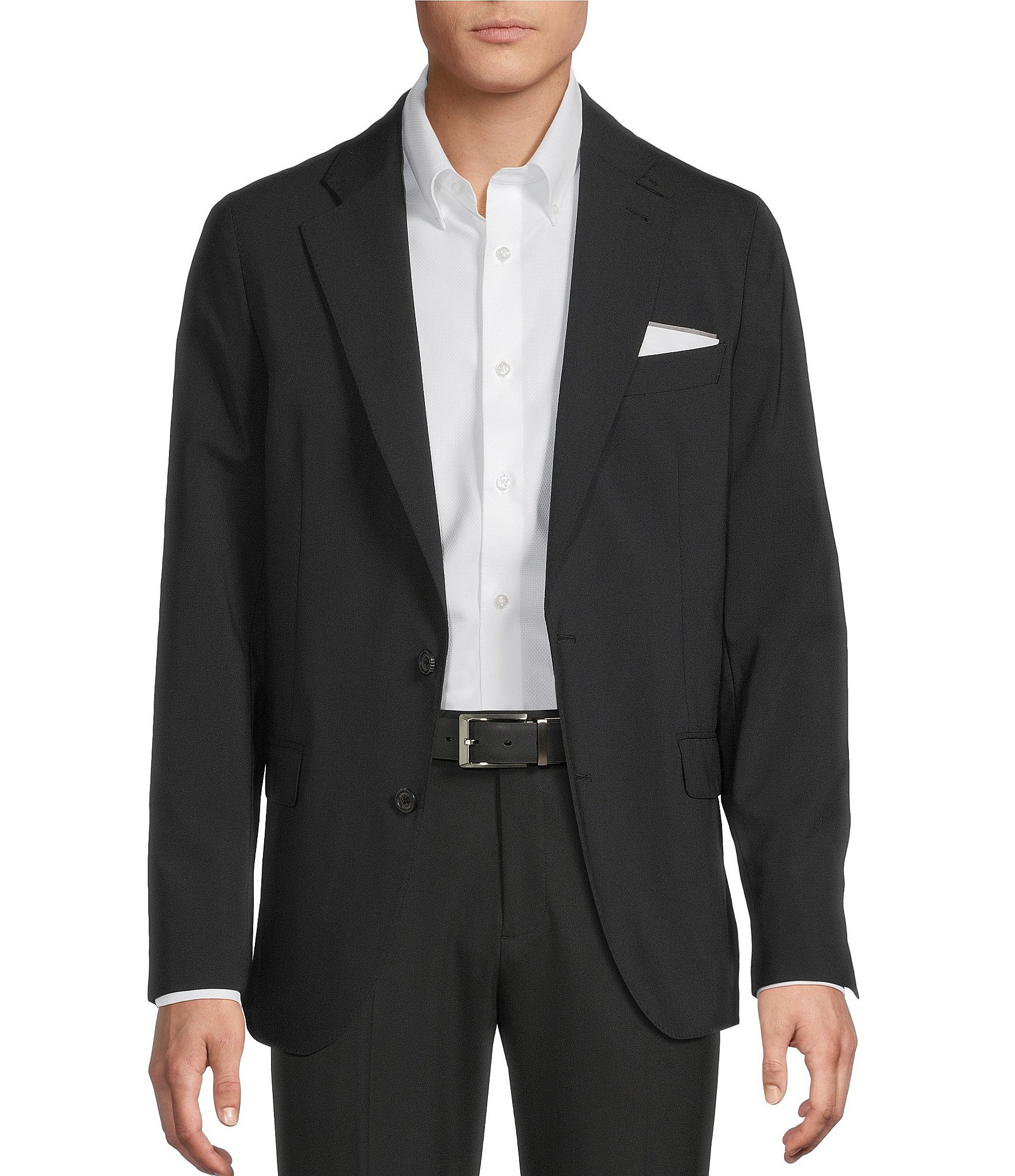Daniel Cremieux Signature Label Solid Travel Blazer