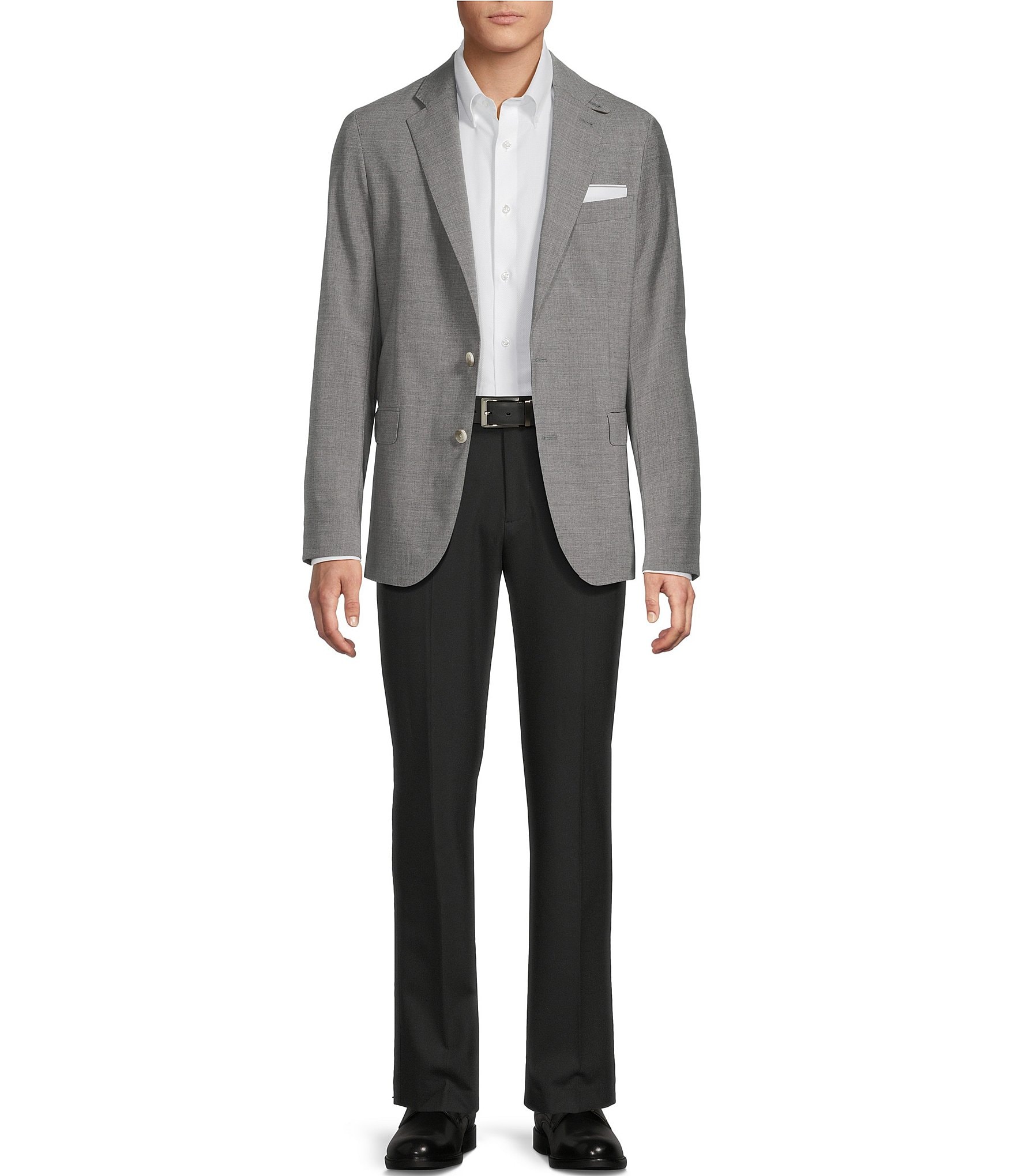 Daniel Cremieux Signature Label Solid Travel Blazer