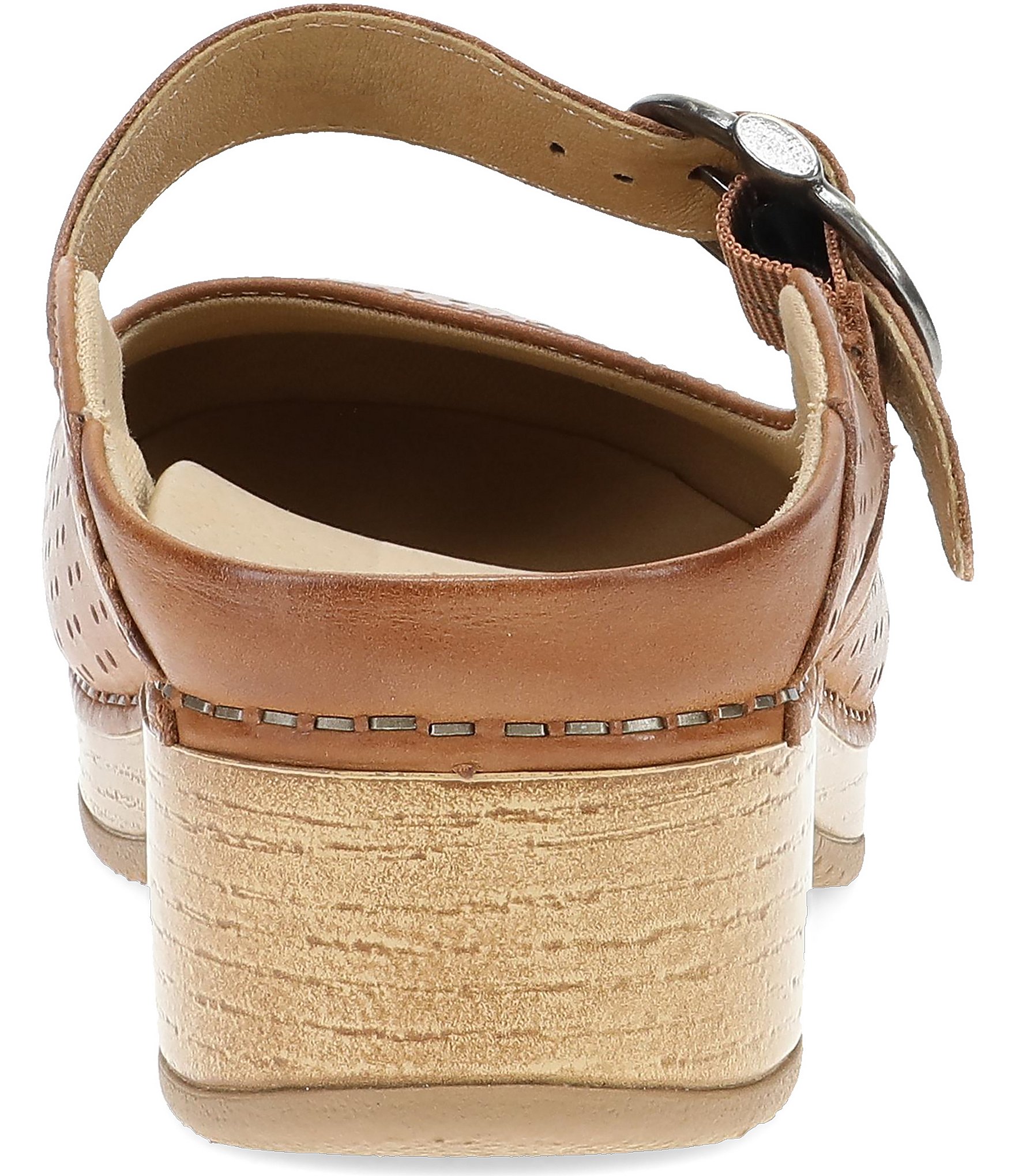 Dansko Blaire Perforated Leather Mary Jane Clogs