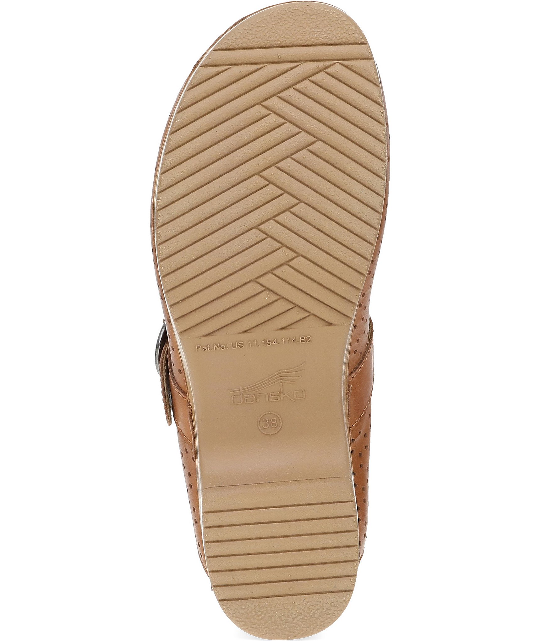 Dansko Blaire Perforated Leather Mary Jane Clogs