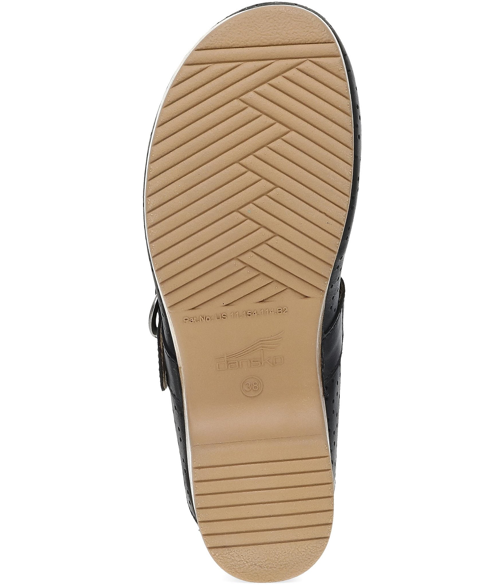 Dansko Blaire Perforated Leather Slip On Clogs