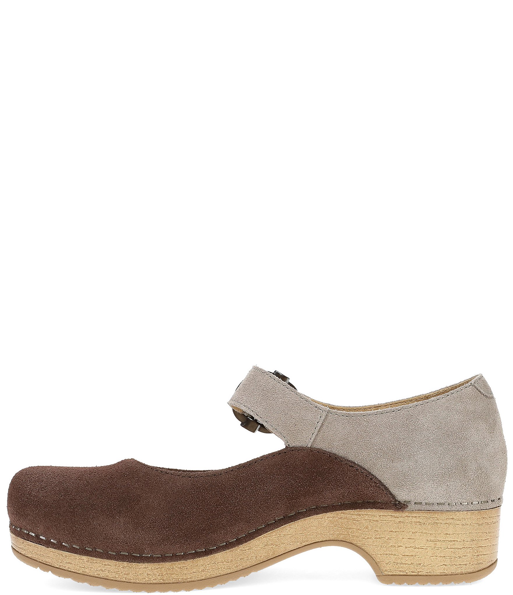 Dansko Bonny Suede Mary Jane Clogs