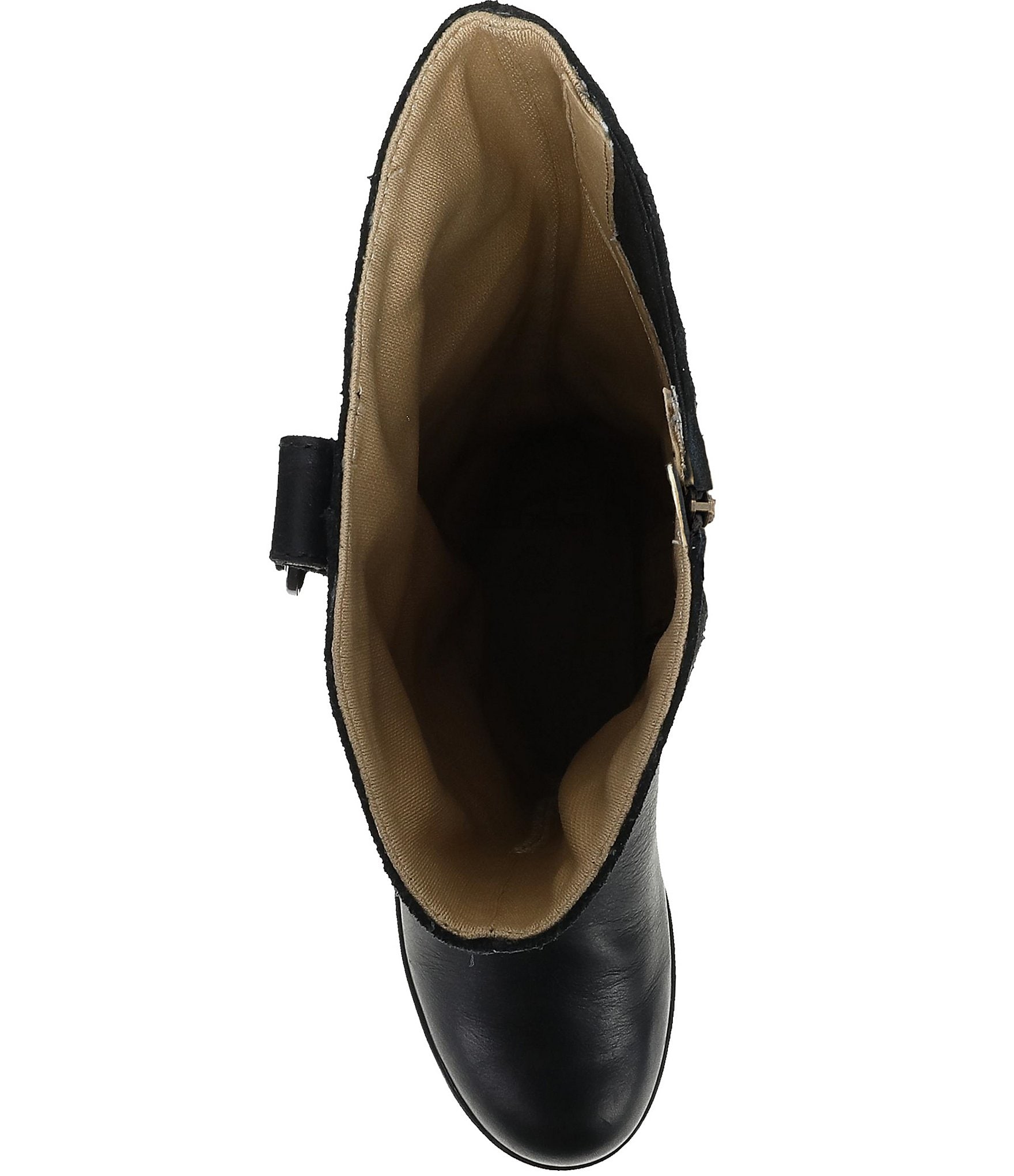 Dansko Dawn Waterproof Suede and Leather Buckle Hardware Tall Boots