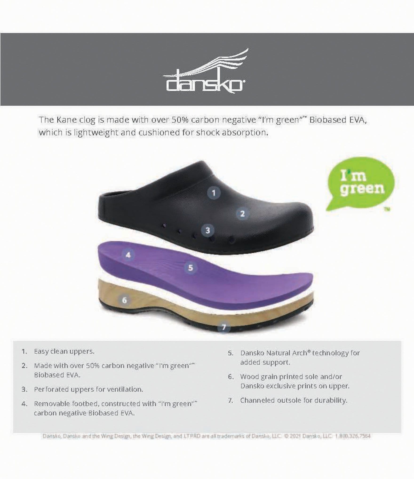 Dansko Kane Molded EVA Clogs