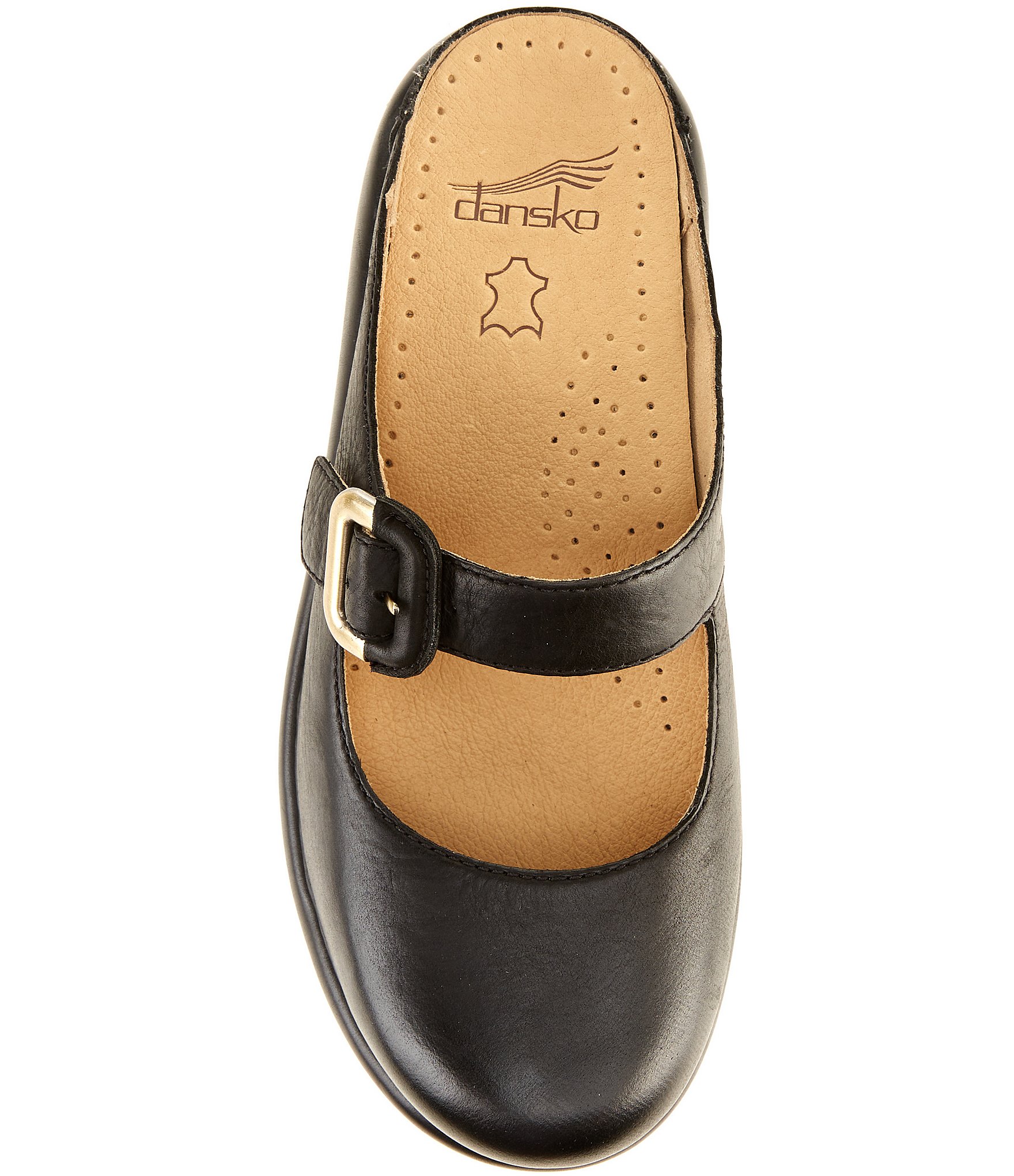 Dansko Kimberly Leather Mary Jane Mule Clogs