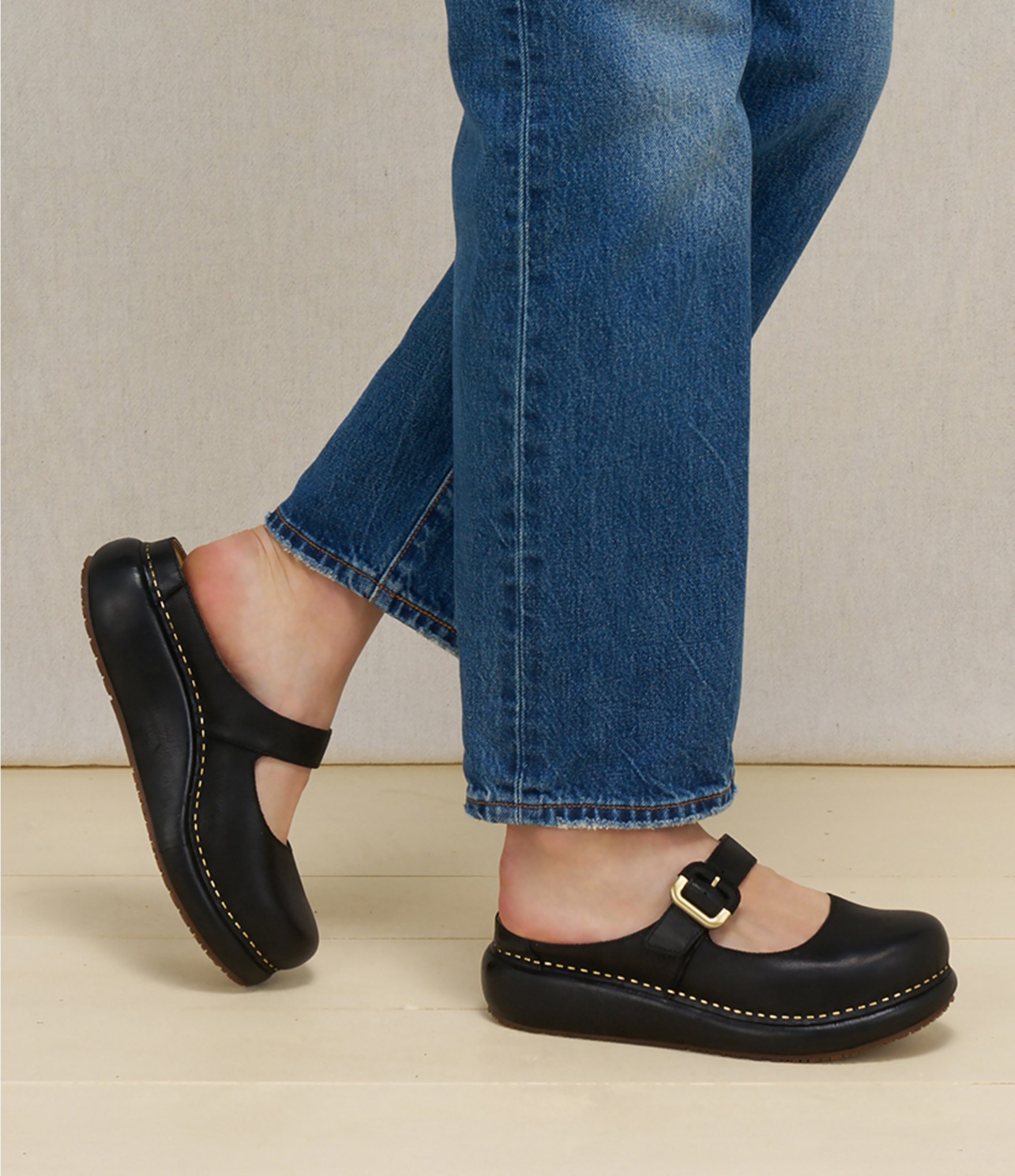 Dansko Kimberly Leather Mary Jane Mule Clogs