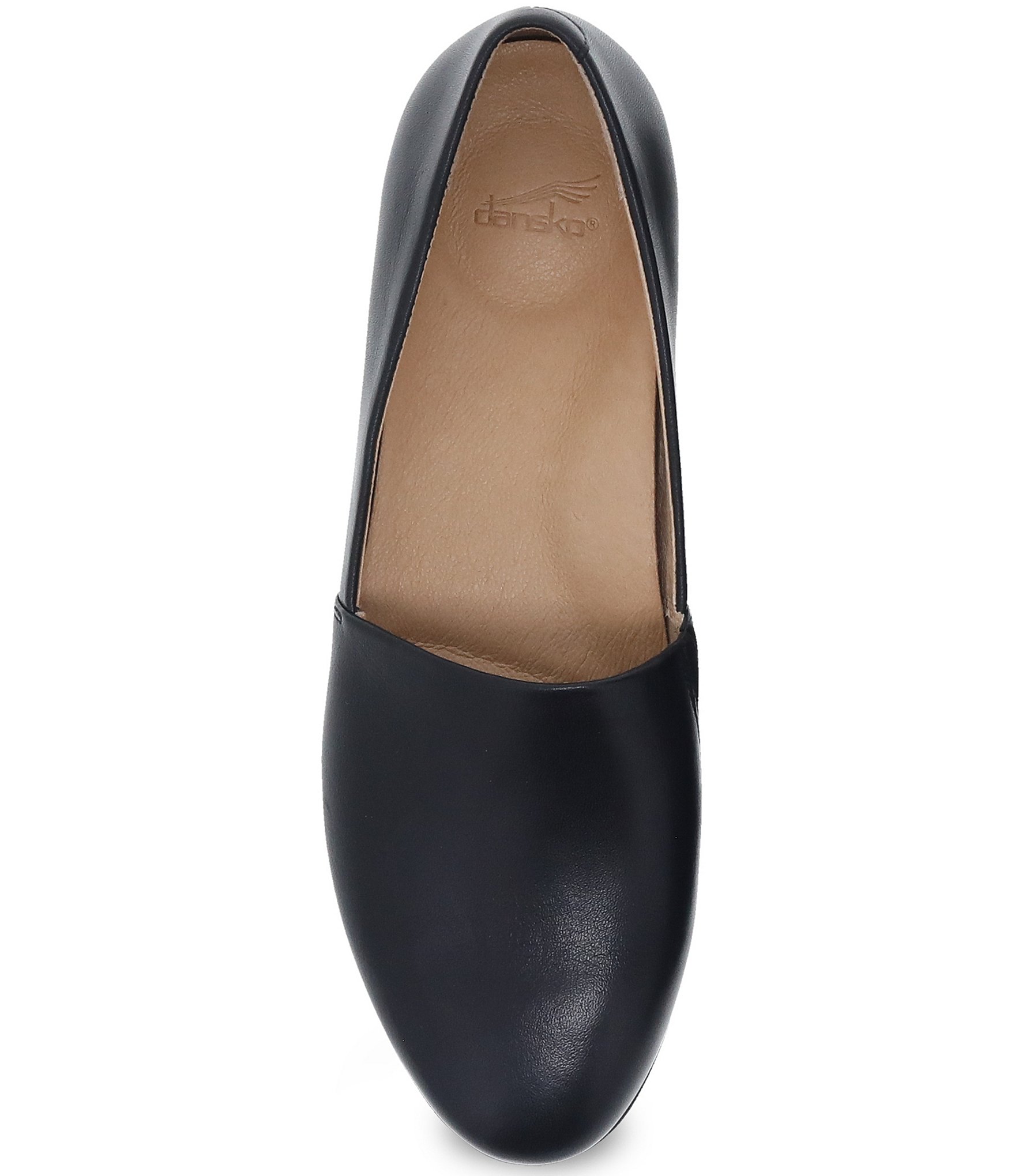 Dansko Larisa Leather Slip-On Loafer Flats